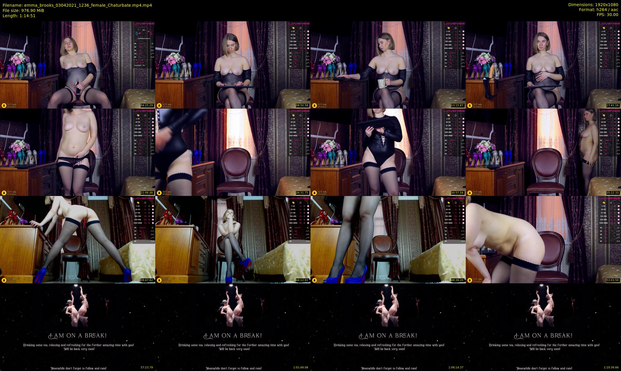 emma_brooks — 75 minute Chaturbate female cam show recording, 1080p, Apr 3, 2021
