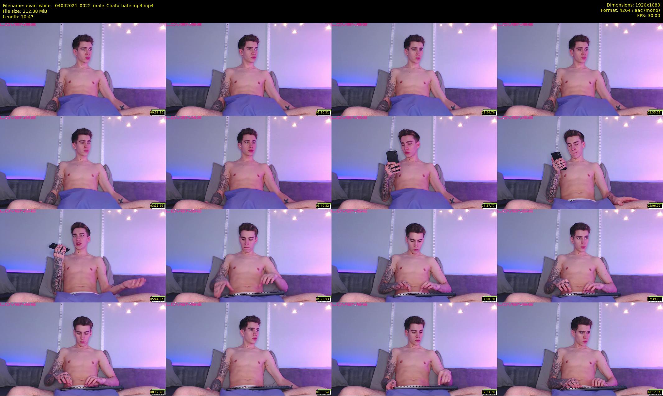 evan_white_ — 11 minute Chaturbate male cam show recording, 1080p, Apr 4, 2021