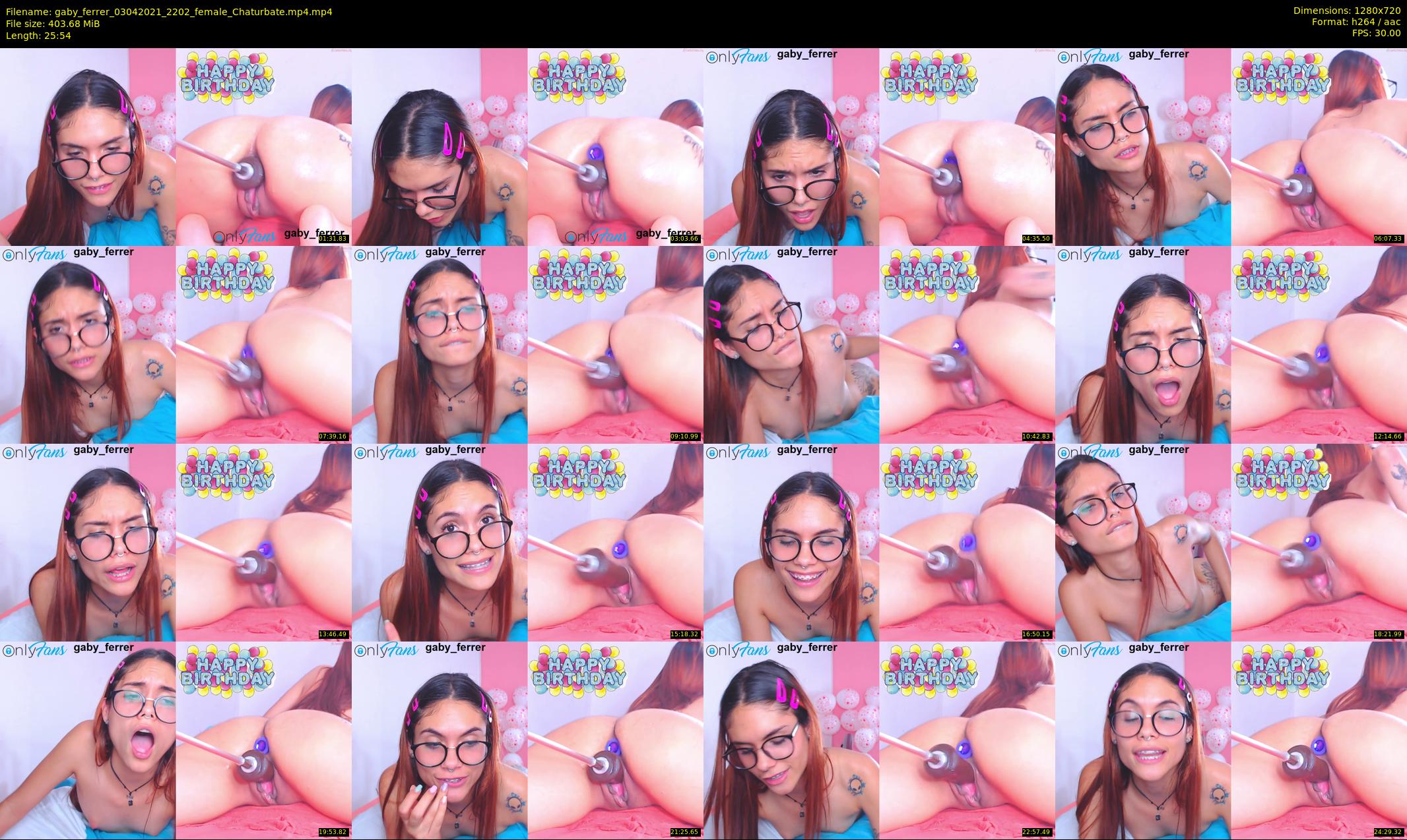 gaby_ferrer — 26 minute Chaturbate female cam show recording, 720p, Apr 3, 2021