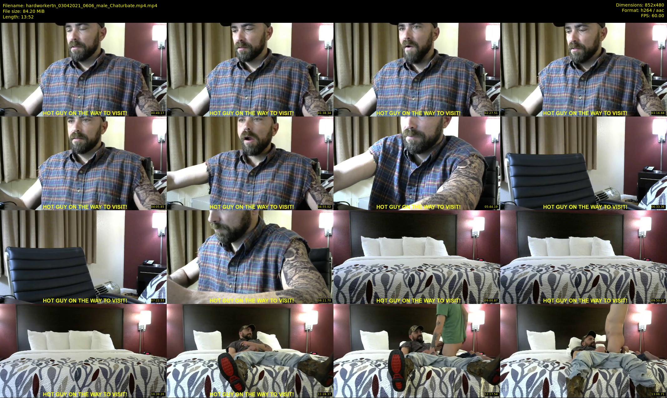 hardworkertn — 14 minute Chaturbate male cam show recording, 480p, Apr 3, 2021