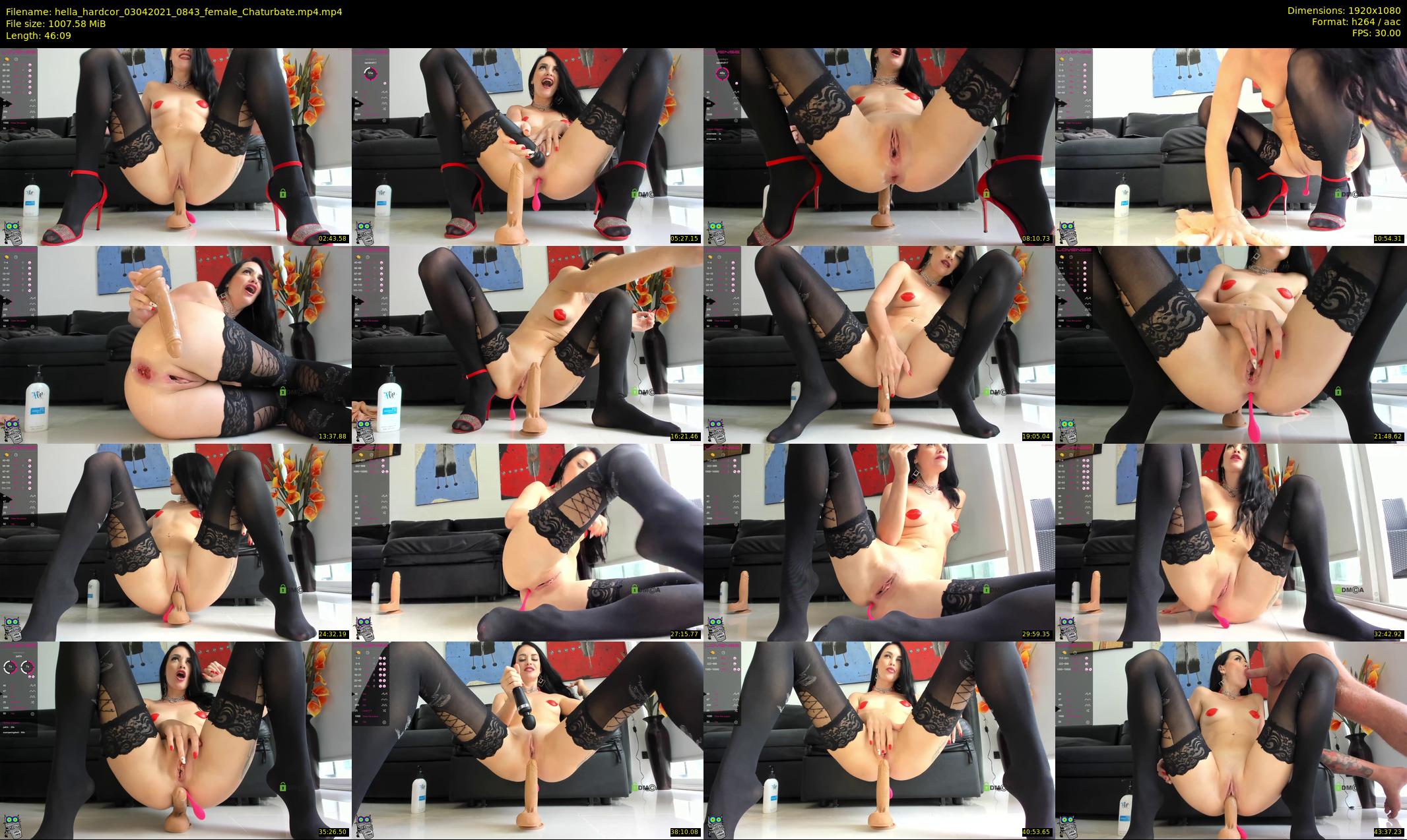 hella_hardcor — 47 minute Chaturbate female cam show recording, 1080p, Apr 3, 2021