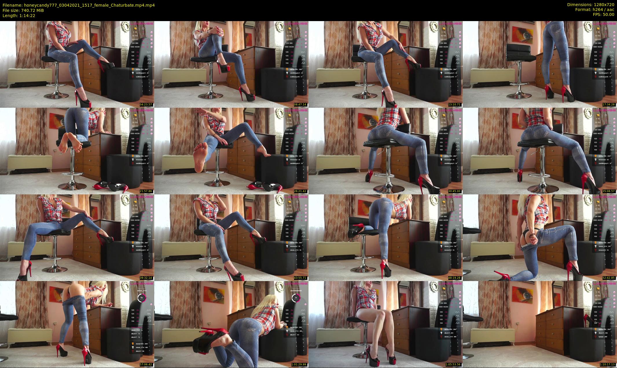 honeycandy777 — 75 minute Chaturbate couple cam show recording, 720p, Apr 3, 2021