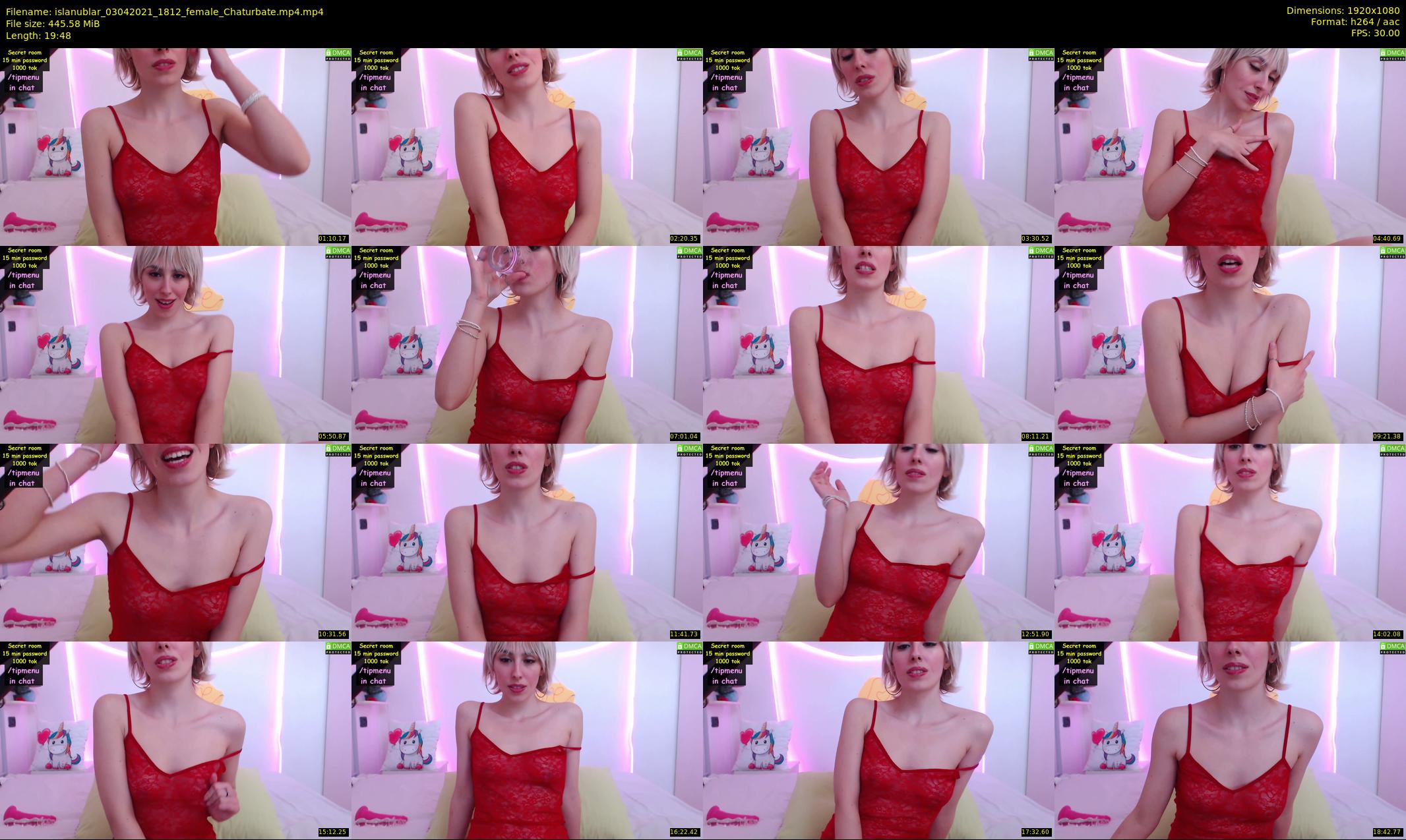 islanublar — 20 minute Chaturbate female cam show recording, 1080p, Apr 3, 2021