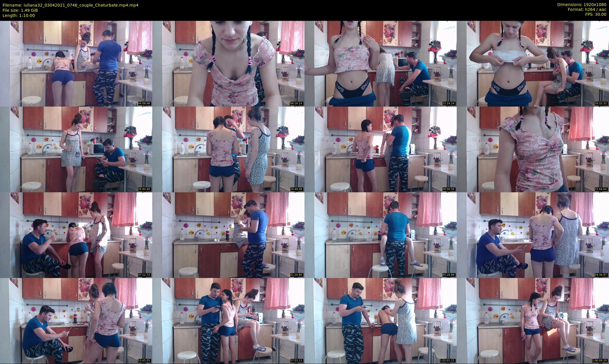 iuliana32 — 70 minute Chaturbate couple cam show recording, 1080p, Apr 3, 2021