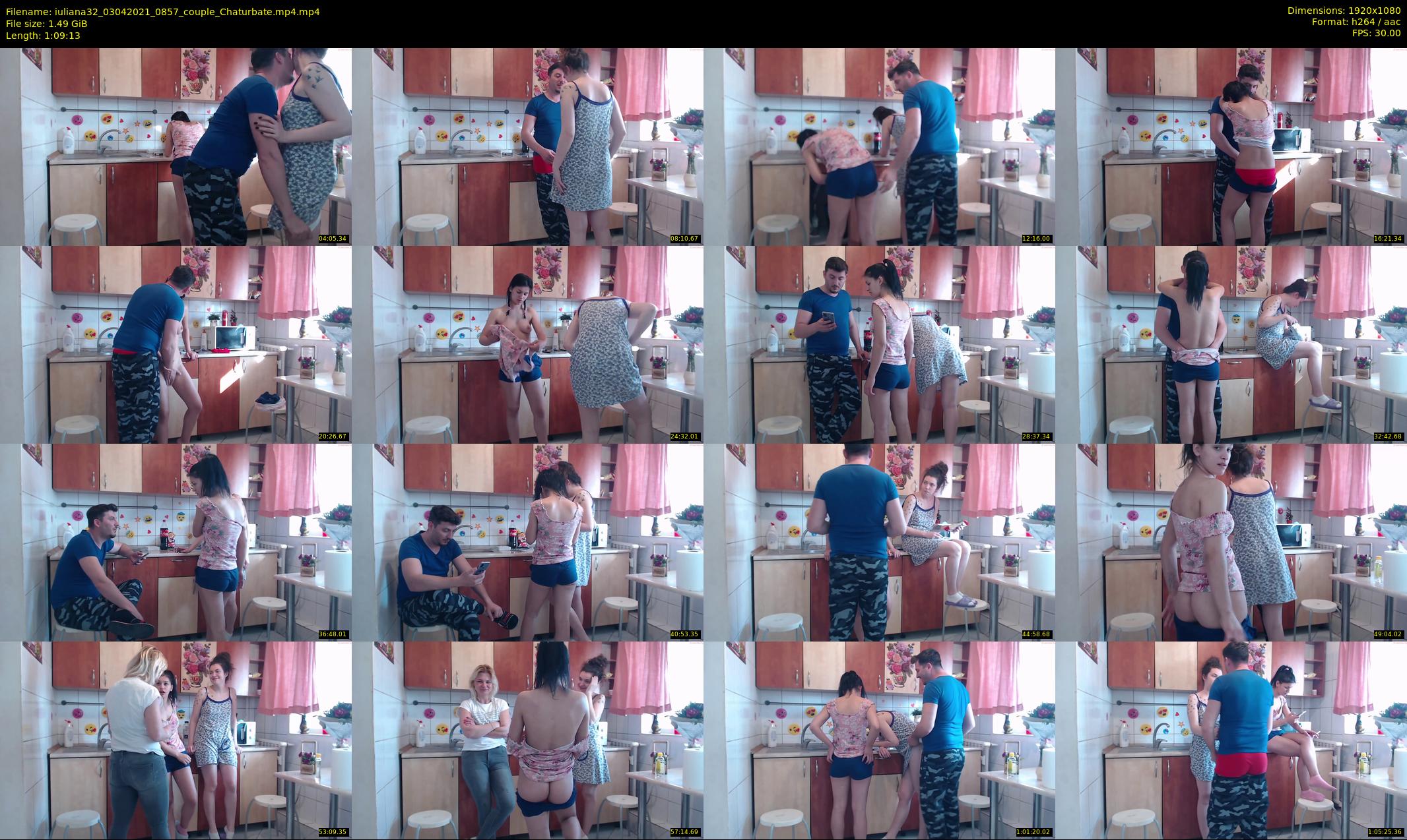 iuliana32 — 70 minute Chaturbate couple cam show recording, 1080p, Apr 3, 2021