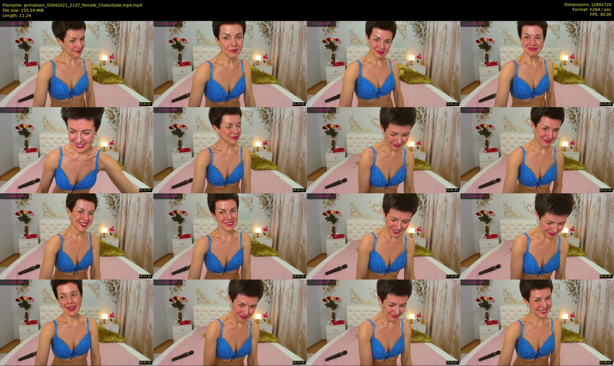 jennalison — 12 minute Chaturbate female cam show recording, 720p, Apr 3, 2021