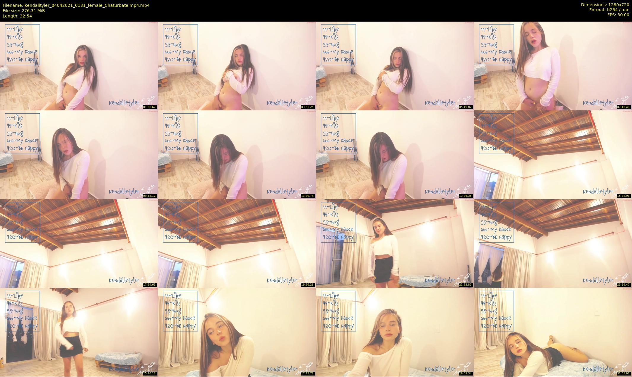 kendalltyler — 33 minute Chaturbate female cam show recording, 720p, Apr 4, 2021