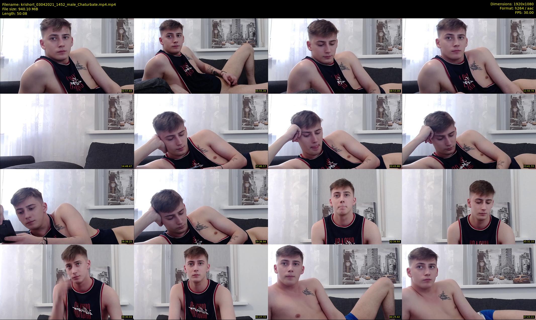 krishort — 51 minute Chaturbate male cam show recording, 1080p, Apr 3, 2021