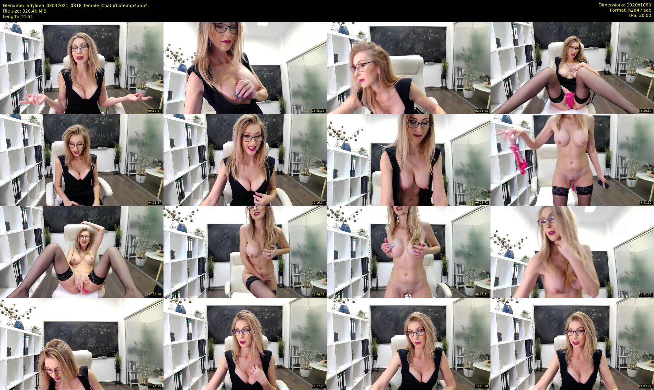 ladyleea — 15 minute Chaturbate female cam show recording, 1080p, Apr 3, 2021