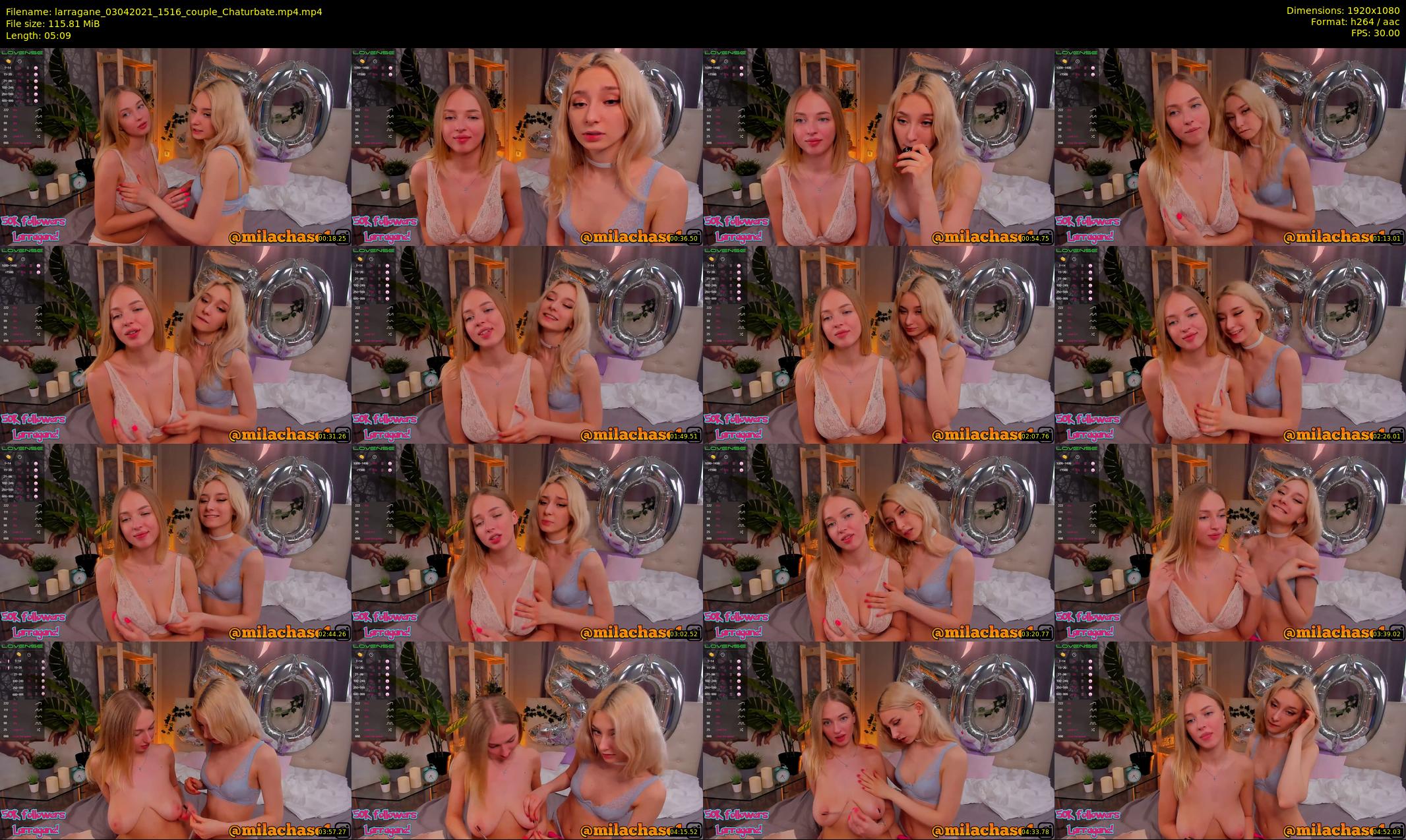 larragane — 6 minute Chaturbate couple cam show recording, 1080p, Apr 3, 2021