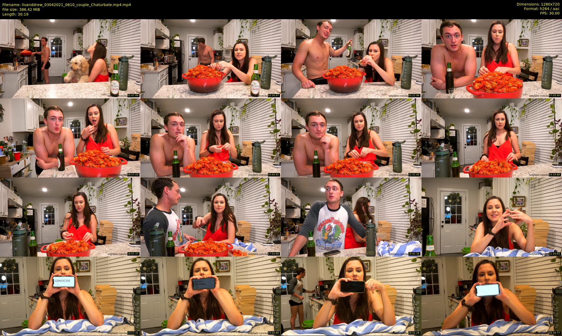 livanddrew — 31 minute Chaturbate couple cam show recording, 720p, Apr 3, 2021