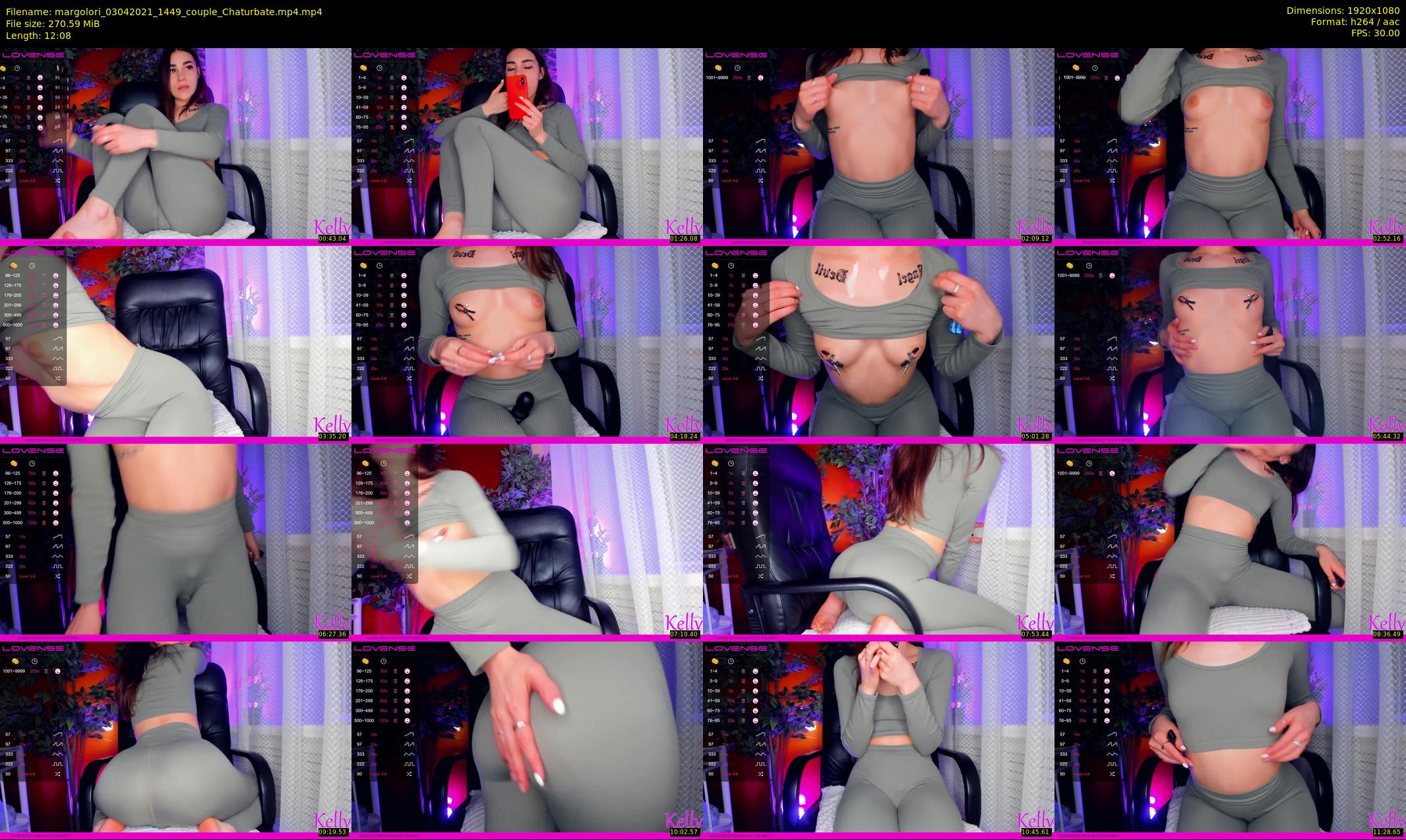 margolori — 13 minute Chaturbate couple cam show recording, 1080p, Apr 3, 2021
