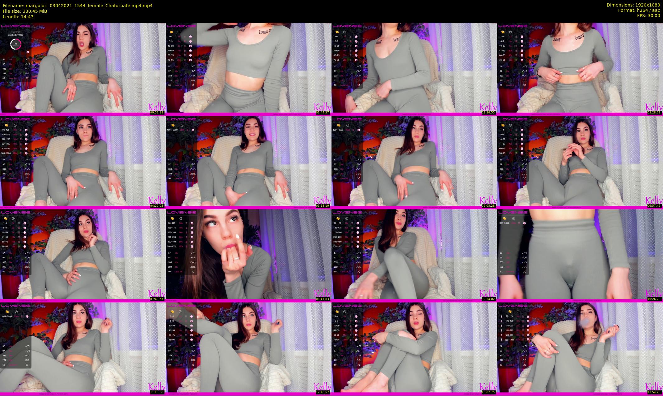 margolori — 15 minute Chaturbate couple cam show recording, 1080p, Apr 3, 2021