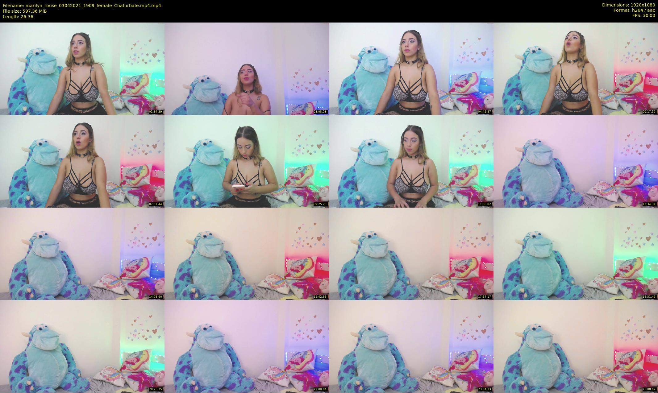 marilyn_rouse — 27 minute Chaturbate female cam show recording, 1080p, Apr 3, 2021