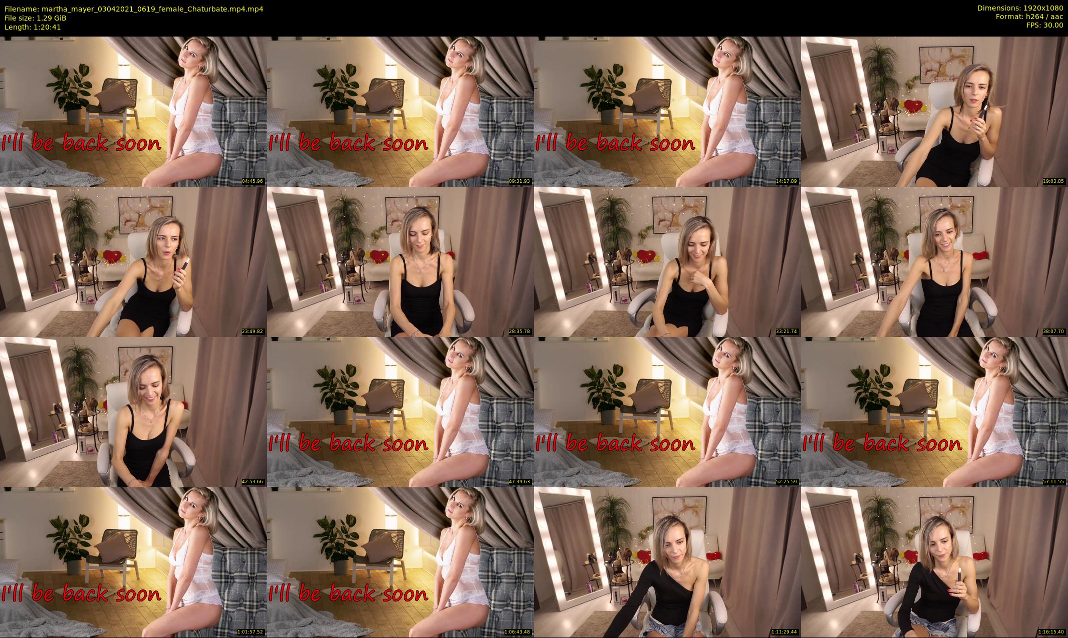 martha_mayer — 81 minute Chaturbate female cam show recording, 1080p, Apr 3, 2021