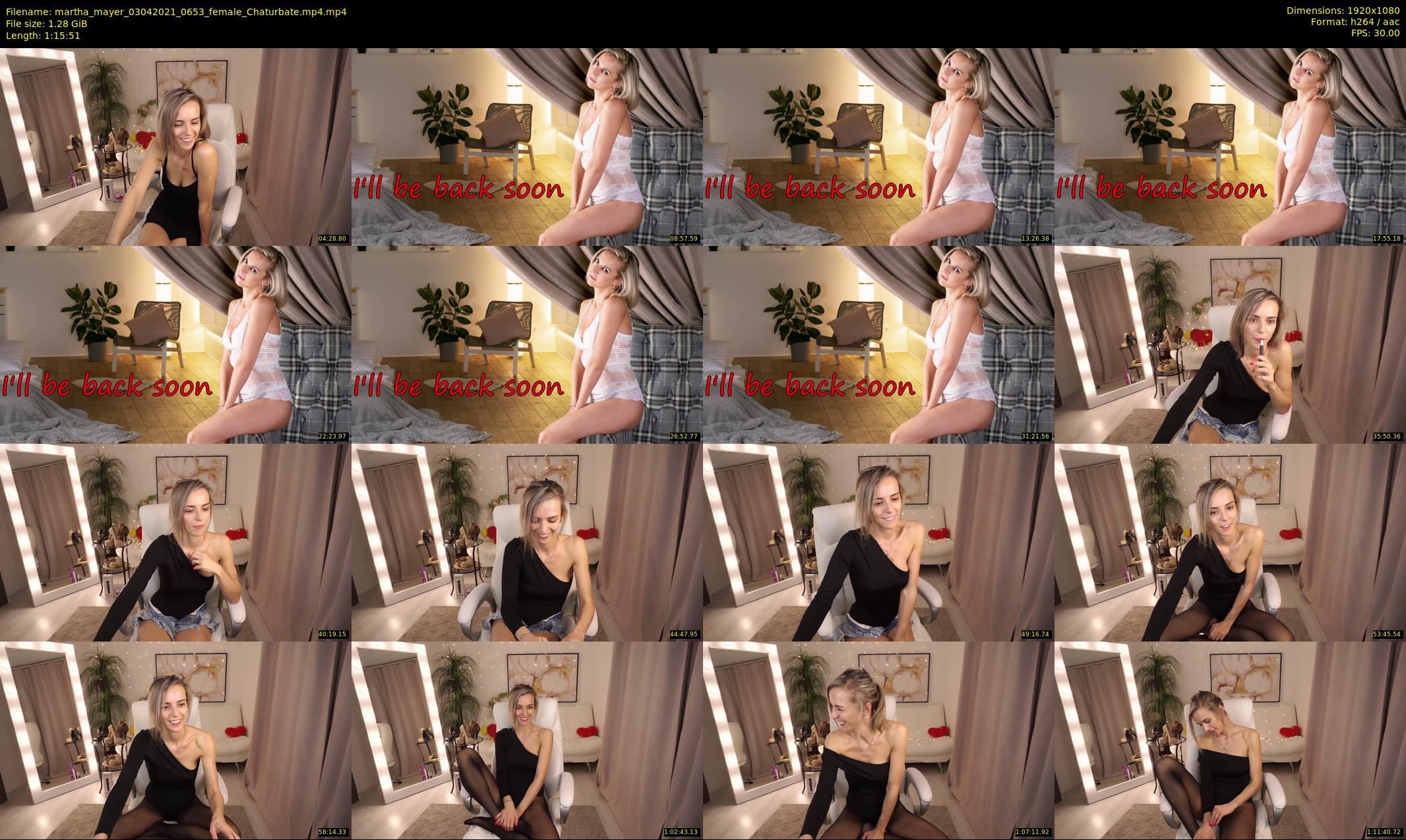 martha_mayer — 76 minute Chaturbate female cam show recording, 1080p, Apr 3, 2021