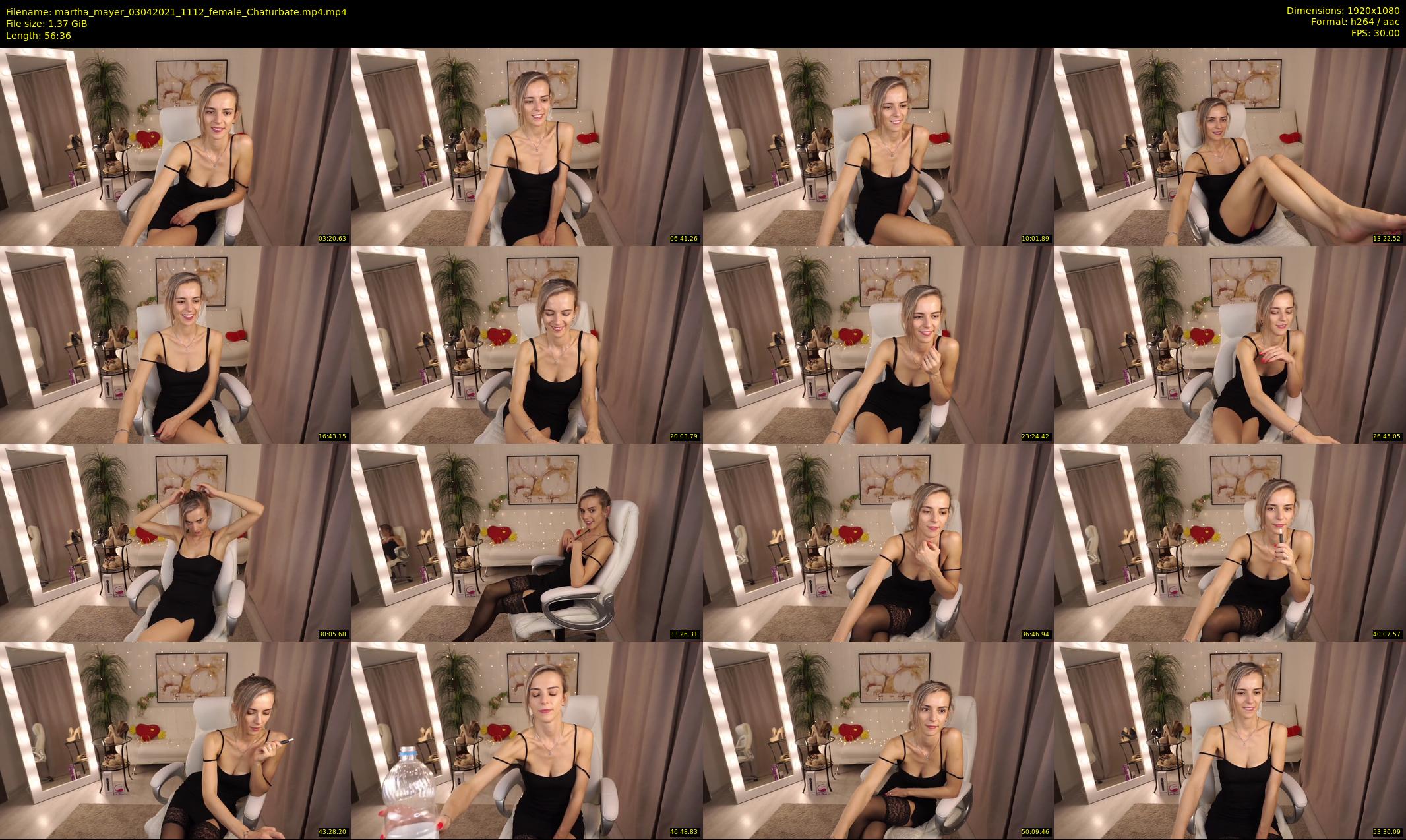 martha_mayer — 57 minute Chaturbate female cam show recording, 1080p, Apr 3, 2021