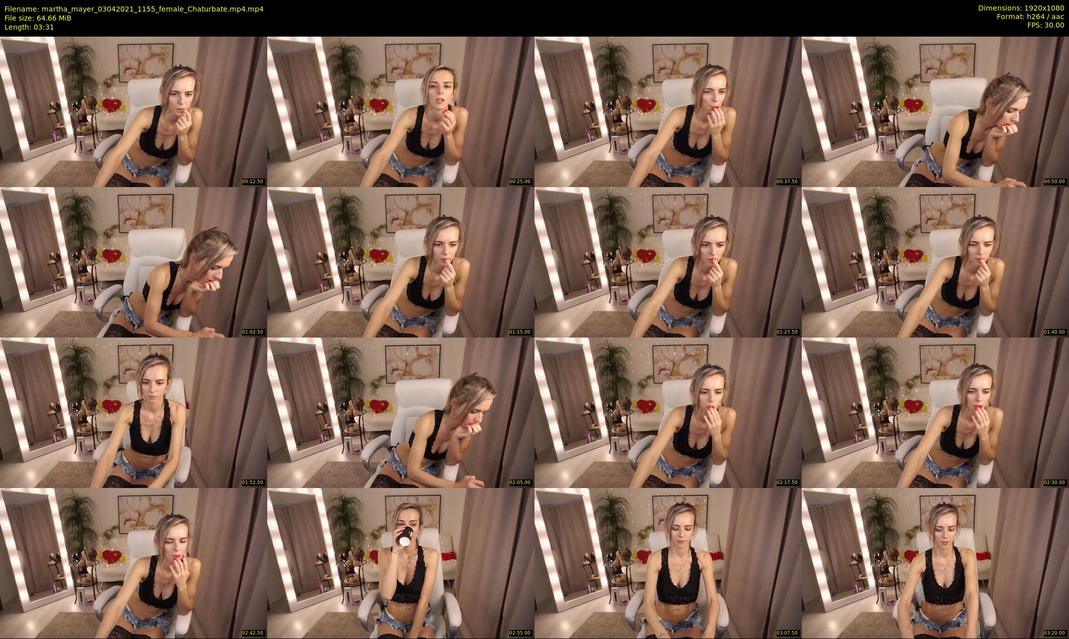 martha_mayer — 4 minute Chaturbate female cam show recording, 1080p, Apr 3, 2021