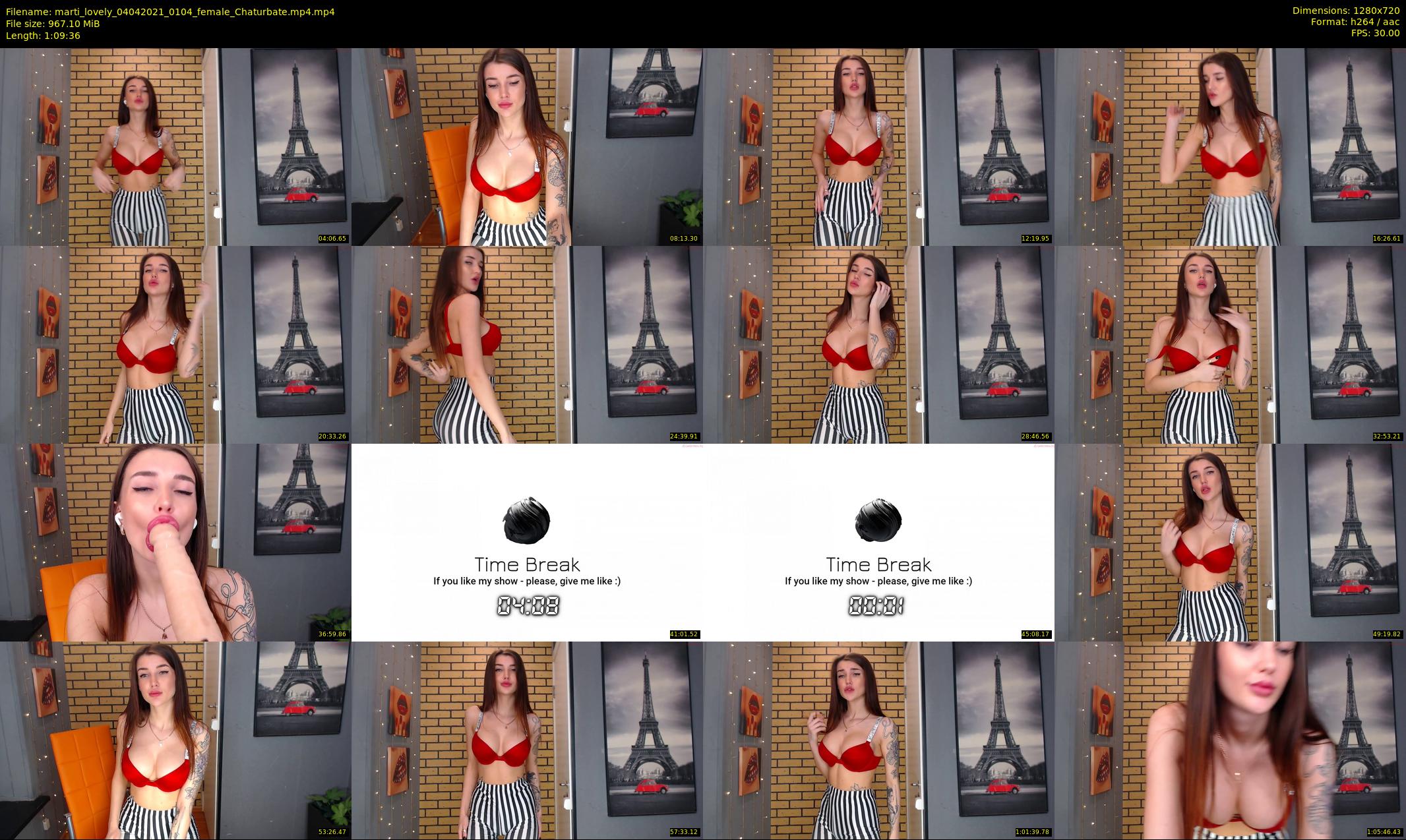 marti_lovely — 70 minute Chaturbate female cam show recording, 720p, Apr 4, 2021