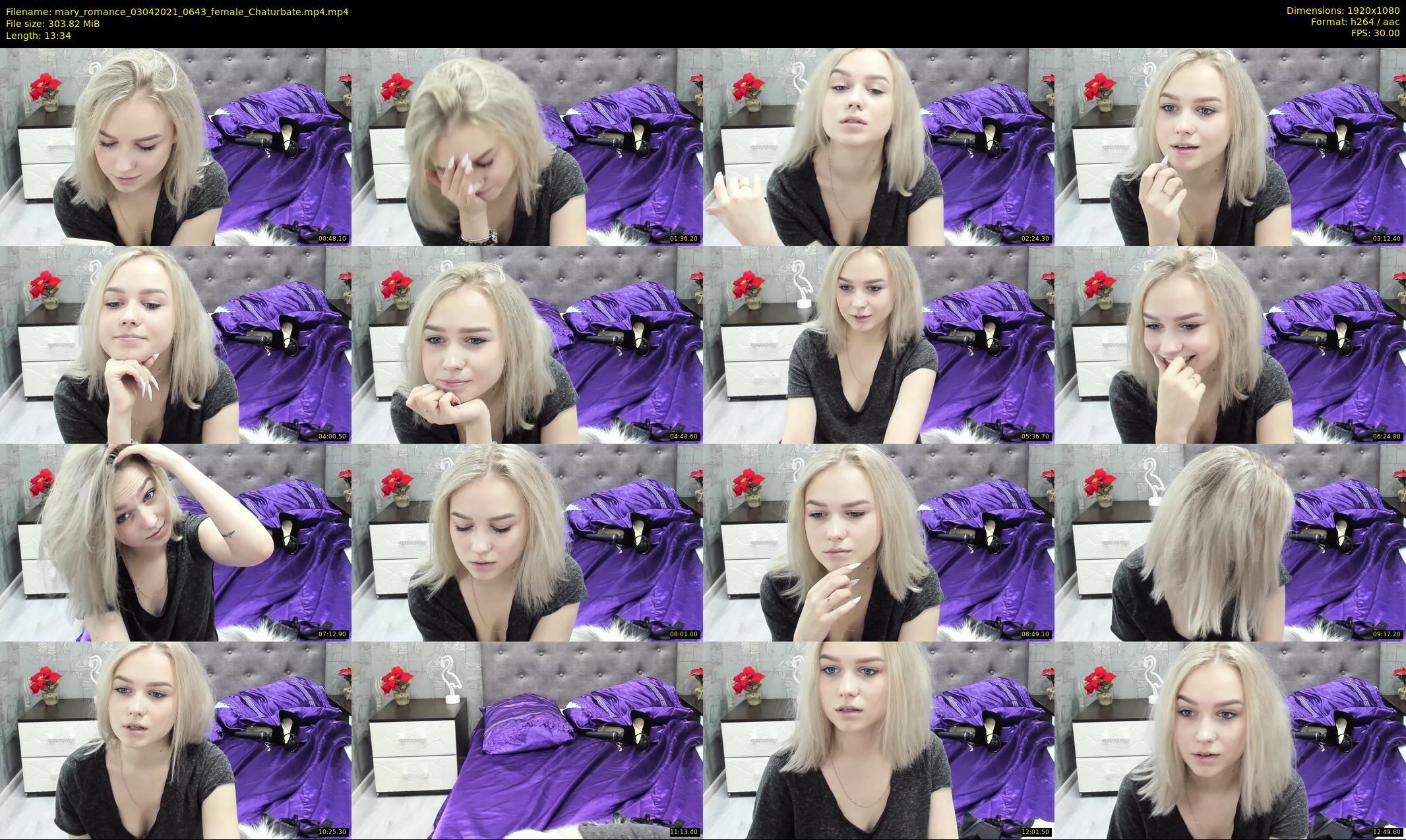 mary_romance — 14 minute Chaturbate female cam show recording, 1080p, Apr 3, 2021
