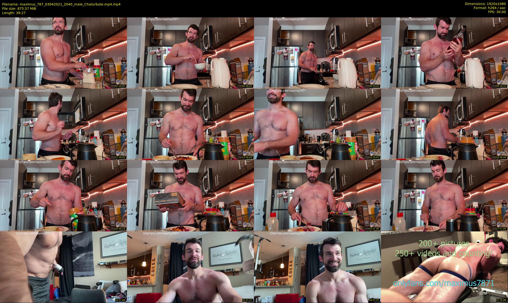 maximus_787 — 40 minute Chaturbate male cam show recording, 1080p, Apr 3, 2021