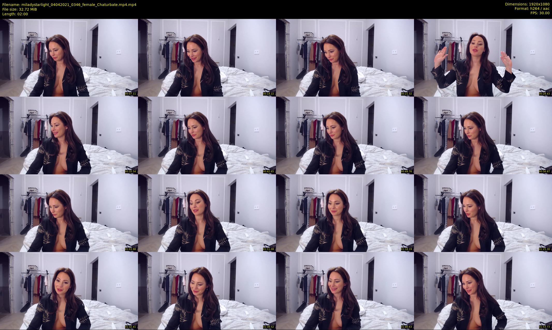 miladystarlight — 2 minute Chaturbate female cam show recording, 1080p, Apr 4, 2021
