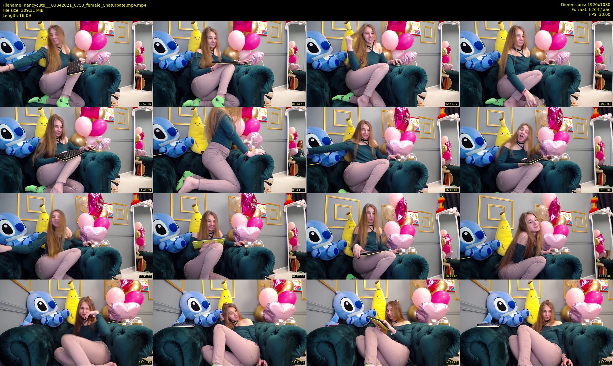 nancycute__ — 17 minute Chaturbate female cam show recording, 1080p, Apr 3, 2021
