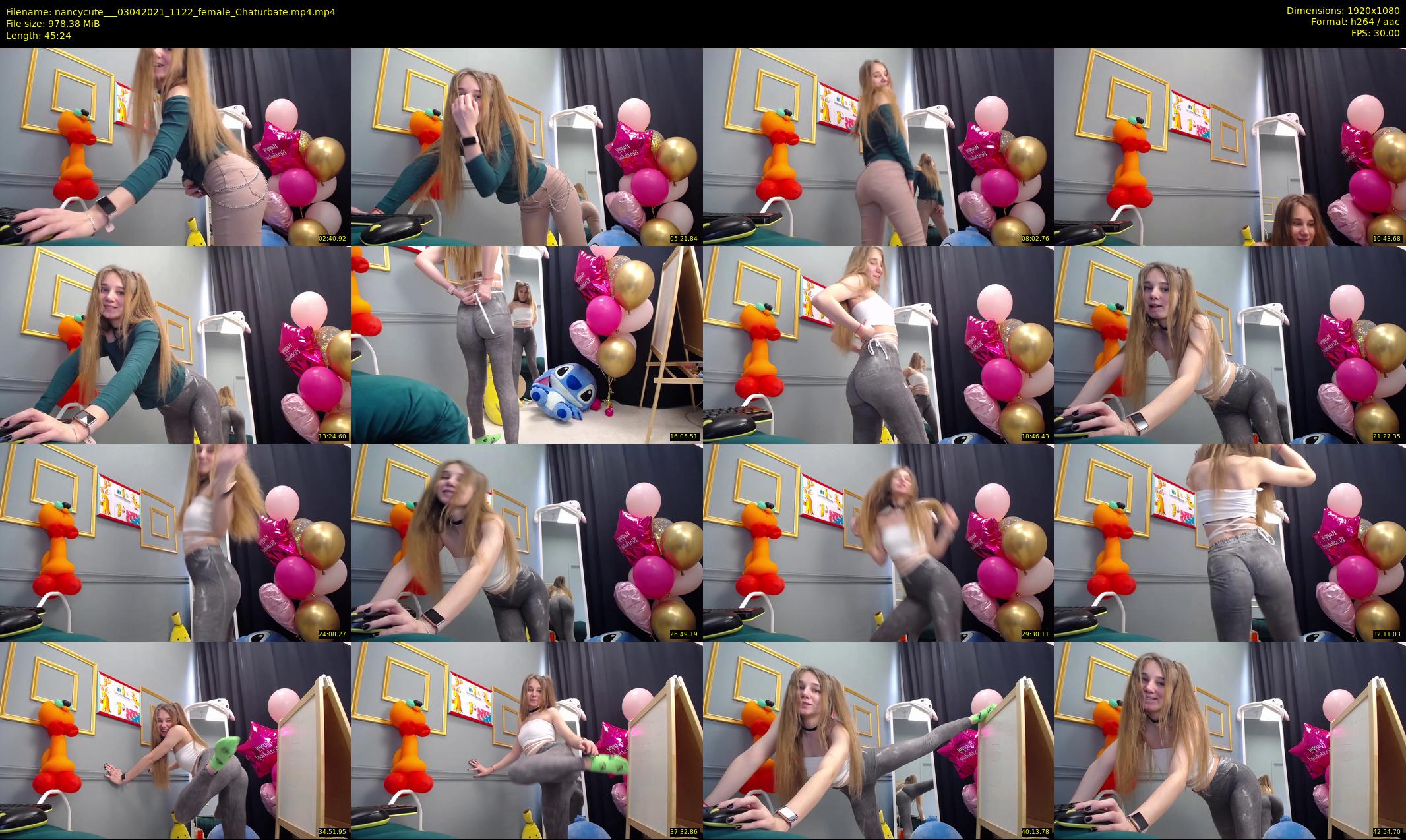 nancycute__ — 46 minute Chaturbate female cam show recording, 1080p, Apr 3, 2021