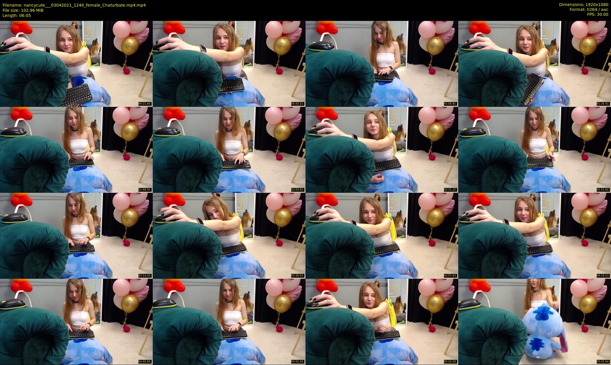 nancycute__ — 7 minute Chaturbate female cam show recording, 1080p, Apr 3, 2021