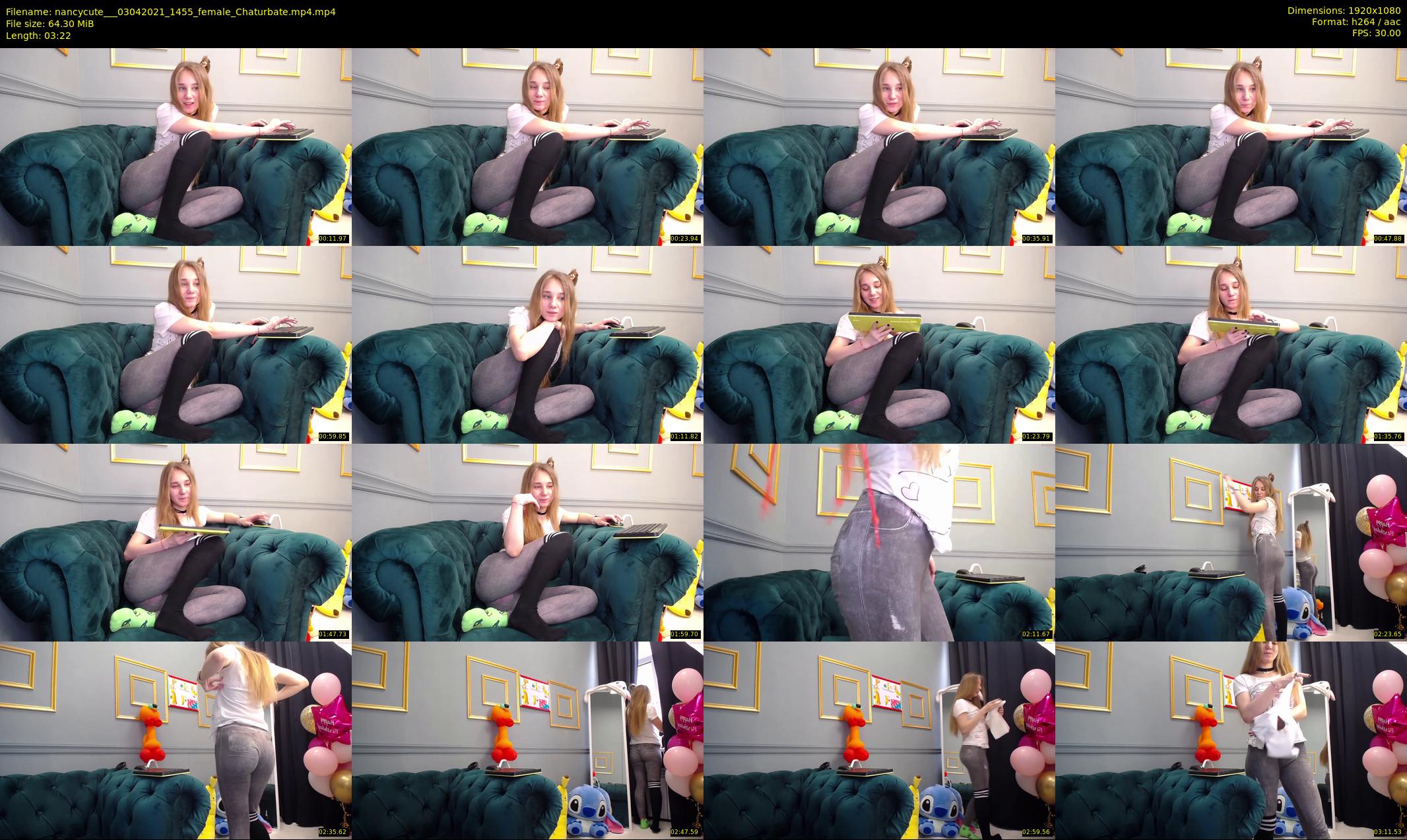 nancycute__ — 4 minute Chaturbate female cam show recording, 1080p, Apr 3, 2021