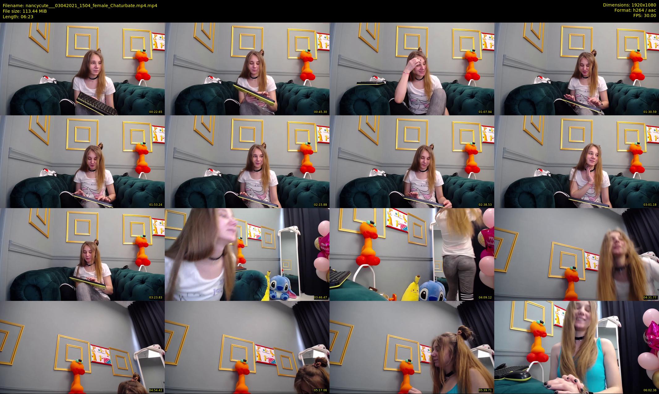nancycute__ — 7 minute Chaturbate female cam show recording, 1080p, Apr 3, 2021