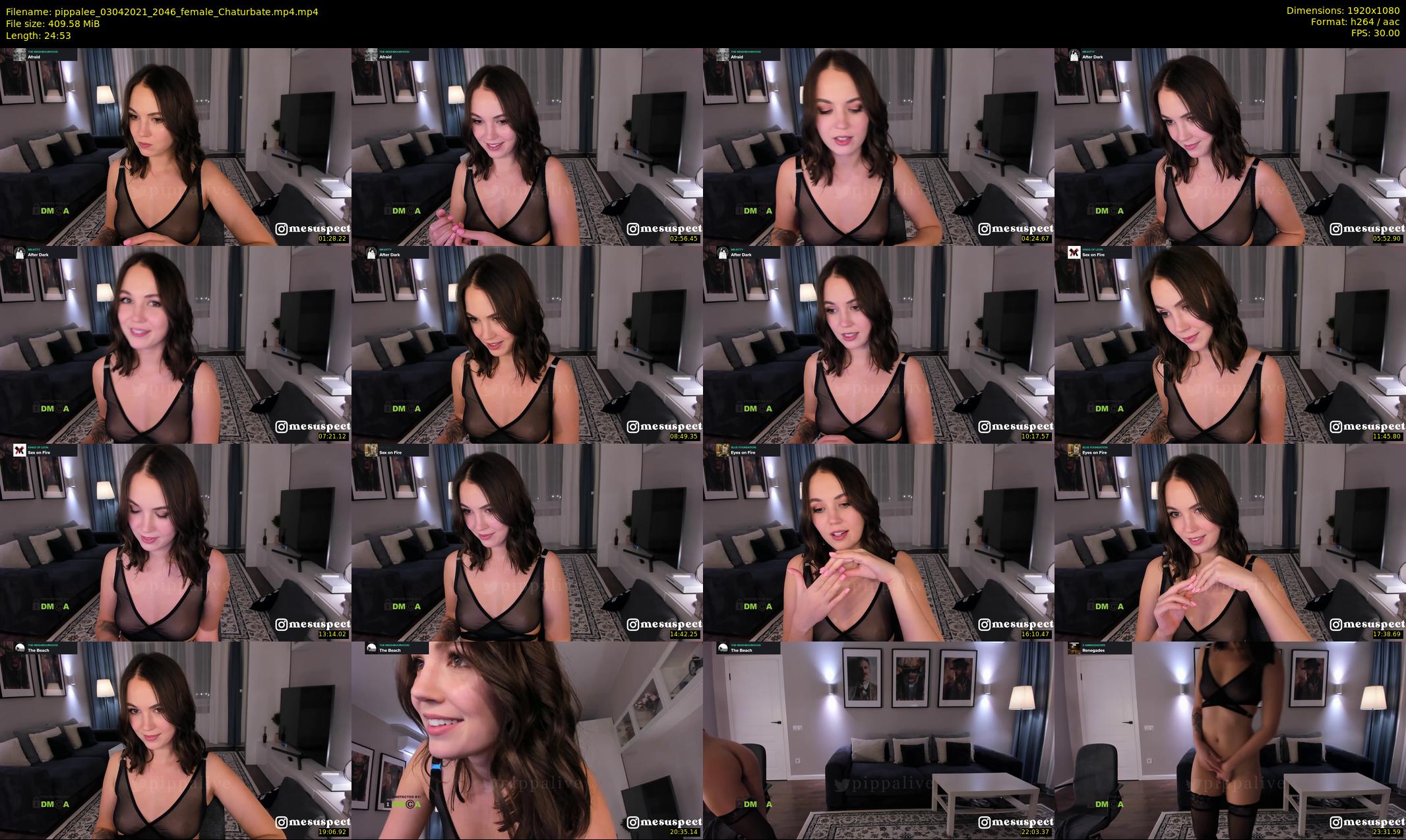 pippalee — 25 minute Chaturbate female cam show recording, 1080p, Apr 3, 2021