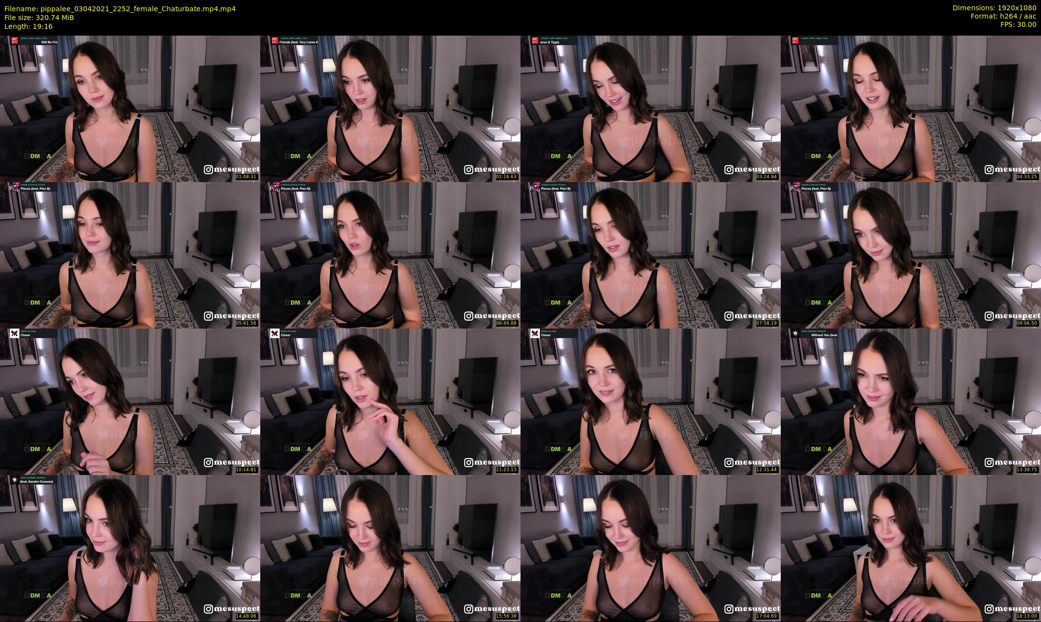 pippalee — 20 minute Chaturbate female cam show recording, 1080p, Apr 3, 2021