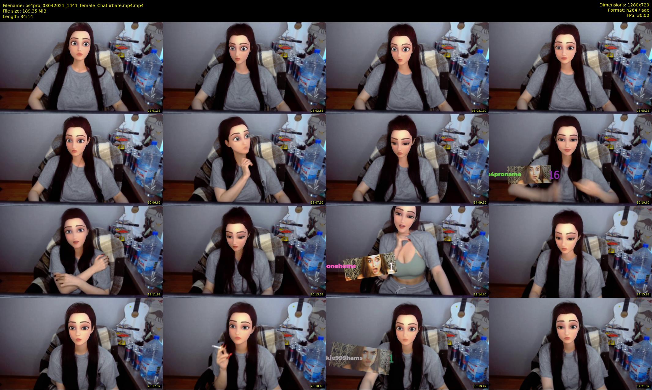 ps4pro — 35 minute Chaturbate female cam show recording, 720p, Apr 3, 2021