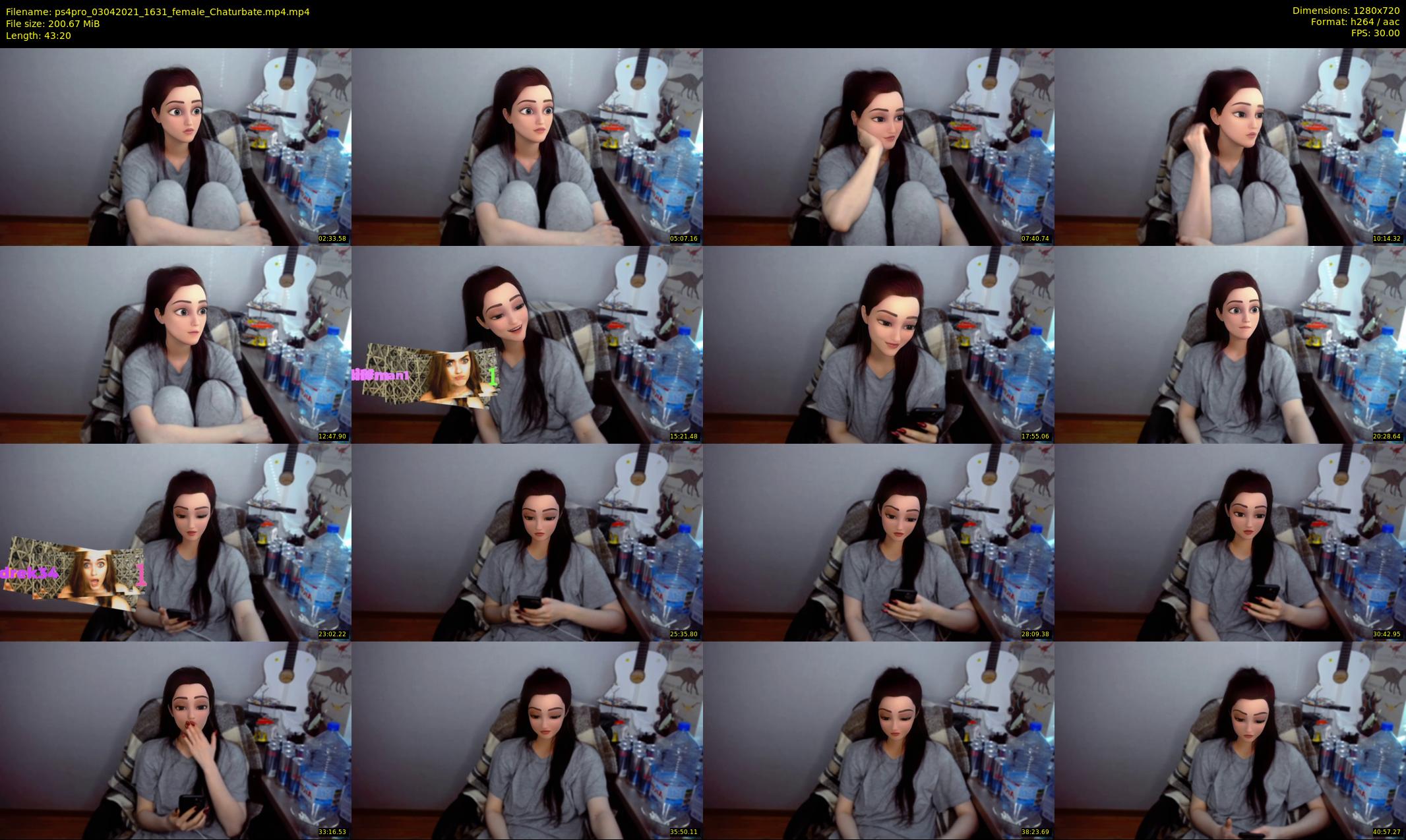 ps4pro — 44 minute Chaturbate female cam show recording, 720p, Apr 3, 2021