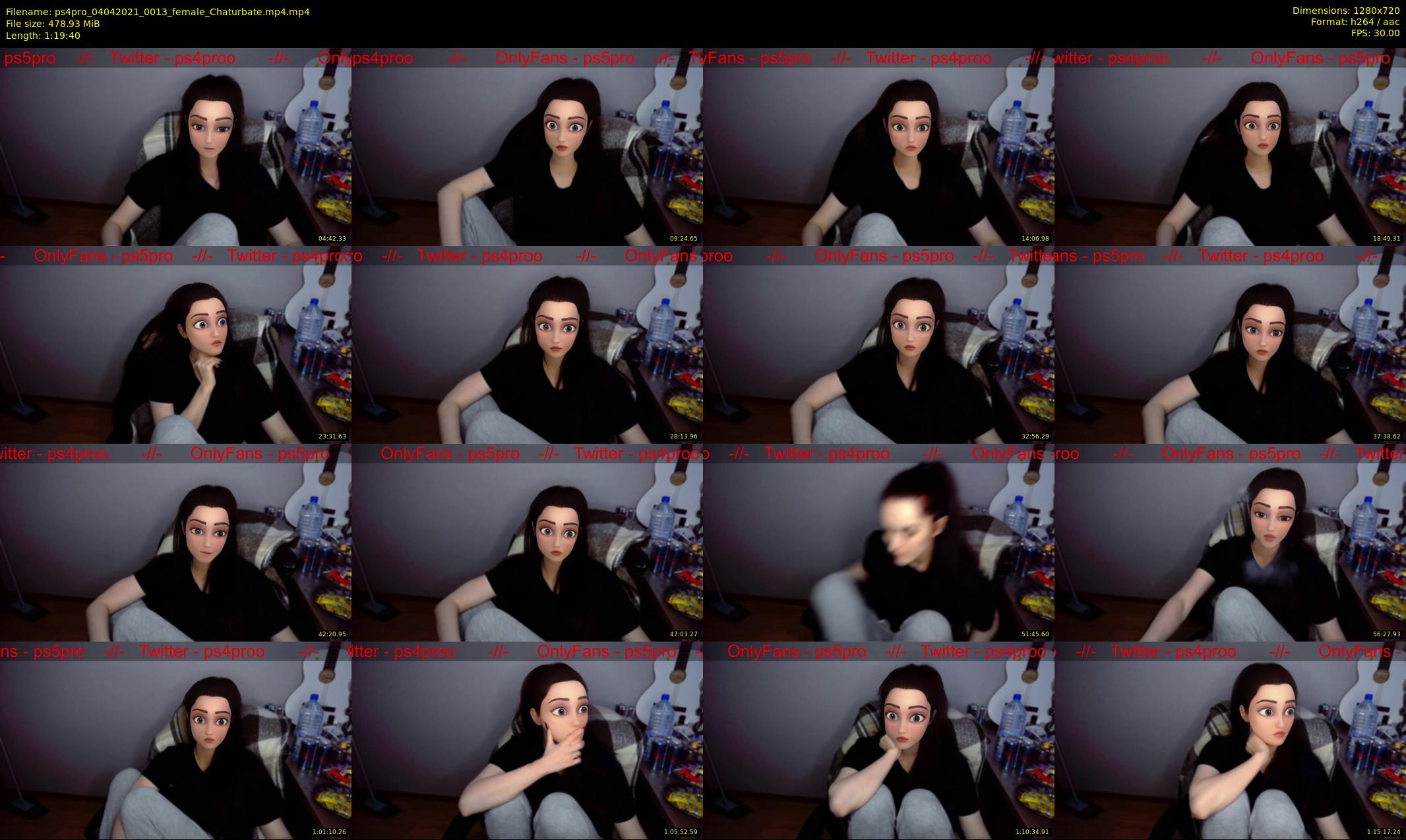 ps4pro — 80 minute Chaturbate female cam show recording, 720p, Apr 4, 2021