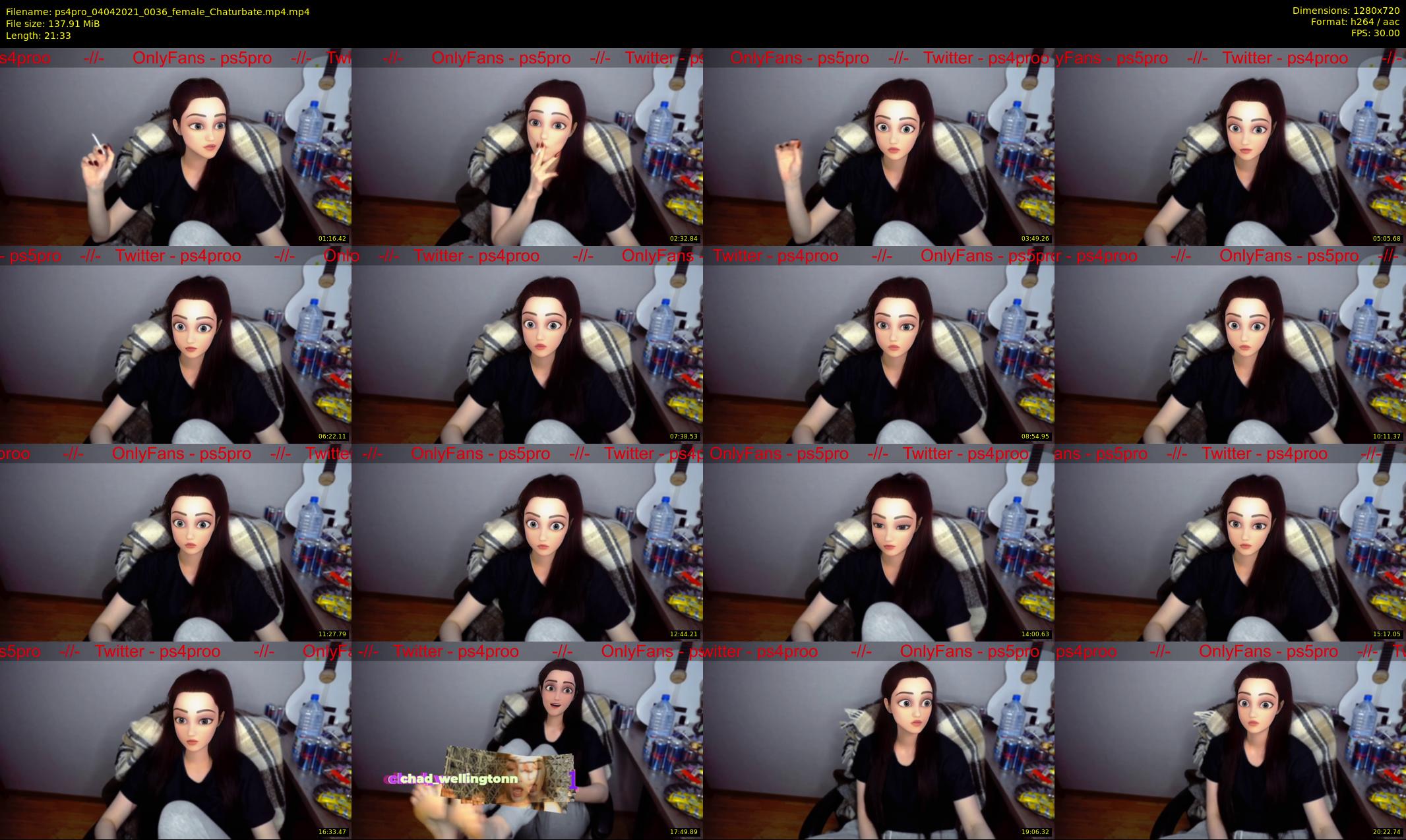 ps4pro — 22 minute Chaturbate female cam show recording, 720p, Apr 4, 2021
