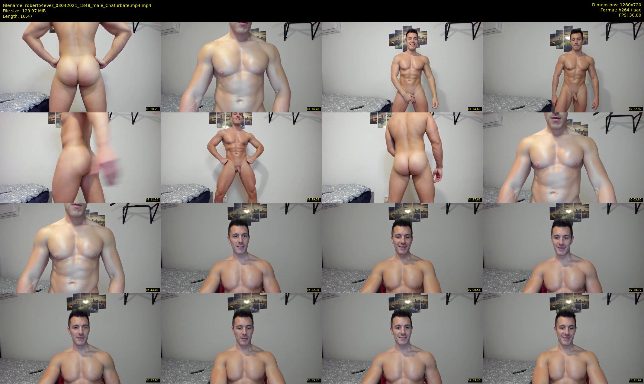 roberto4ever — 11 minute Chaturbate male cam show recording, 720p, Apr 3, 2021