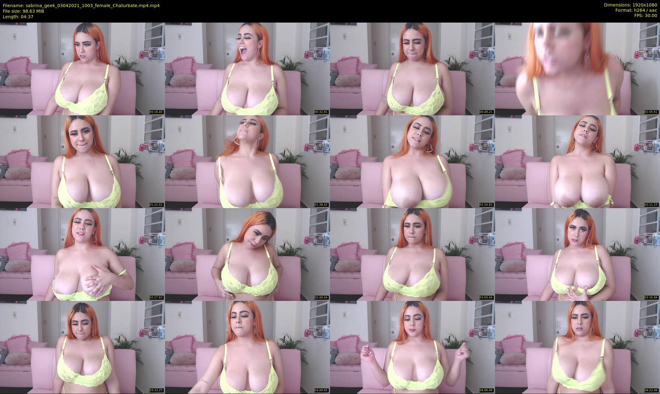 sabrina_geek — 5 minute Chaturbate female cam show recording, 1080p, Apr 3, 2021