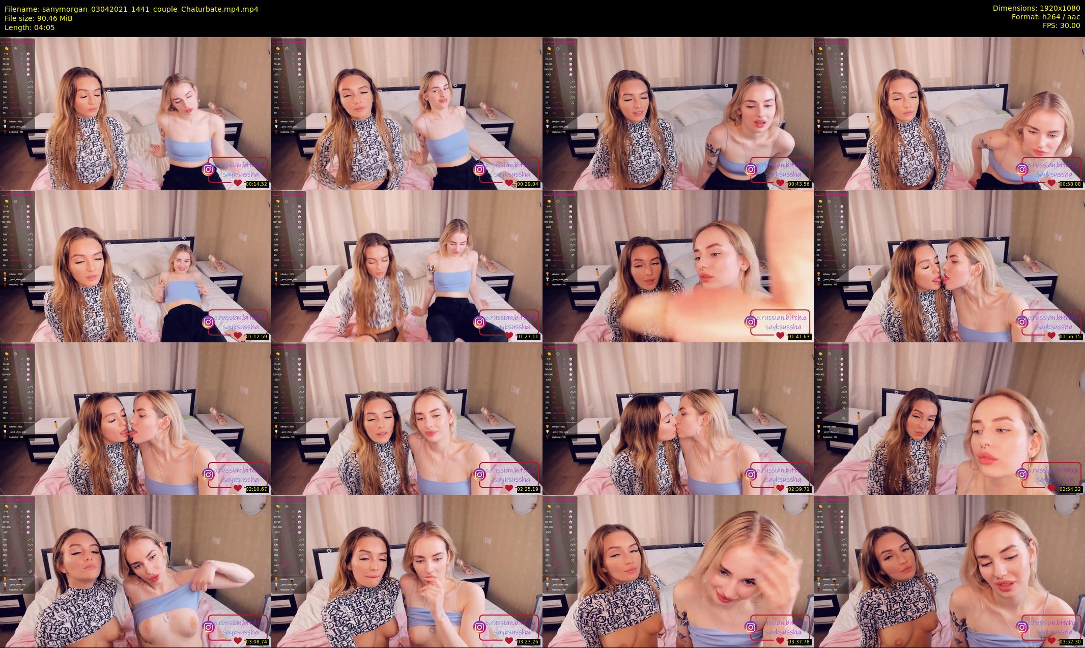sanymorgan — 5 minute Chaturbate couple cam show recording, 1080p, Apr 3, 2021