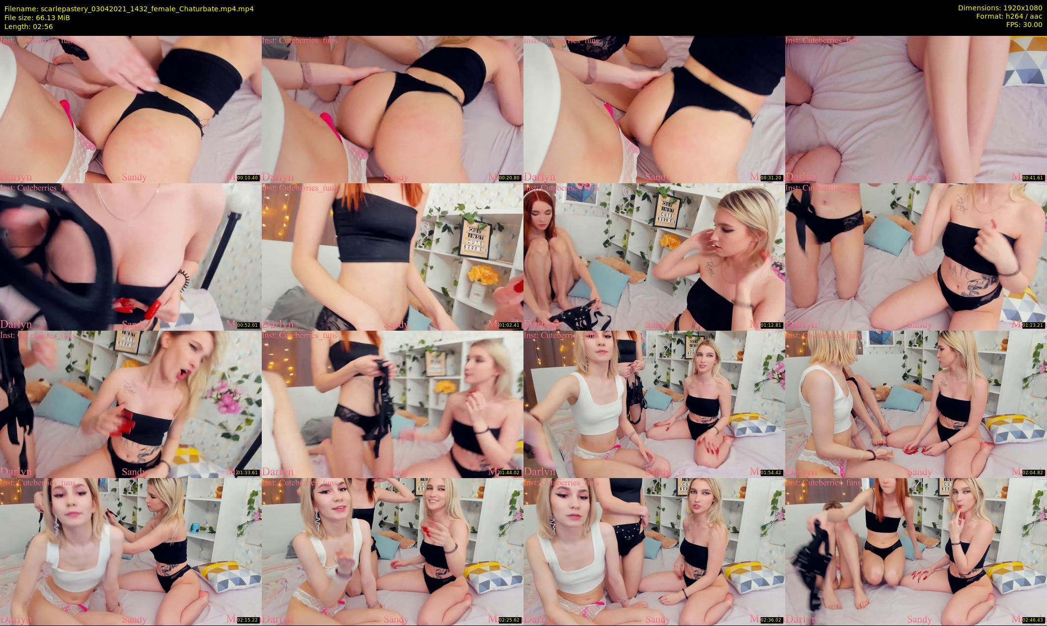 scarlepastery — 3 minute Chaturbate couple cam show recording, 1080p, Apr 3, 2021