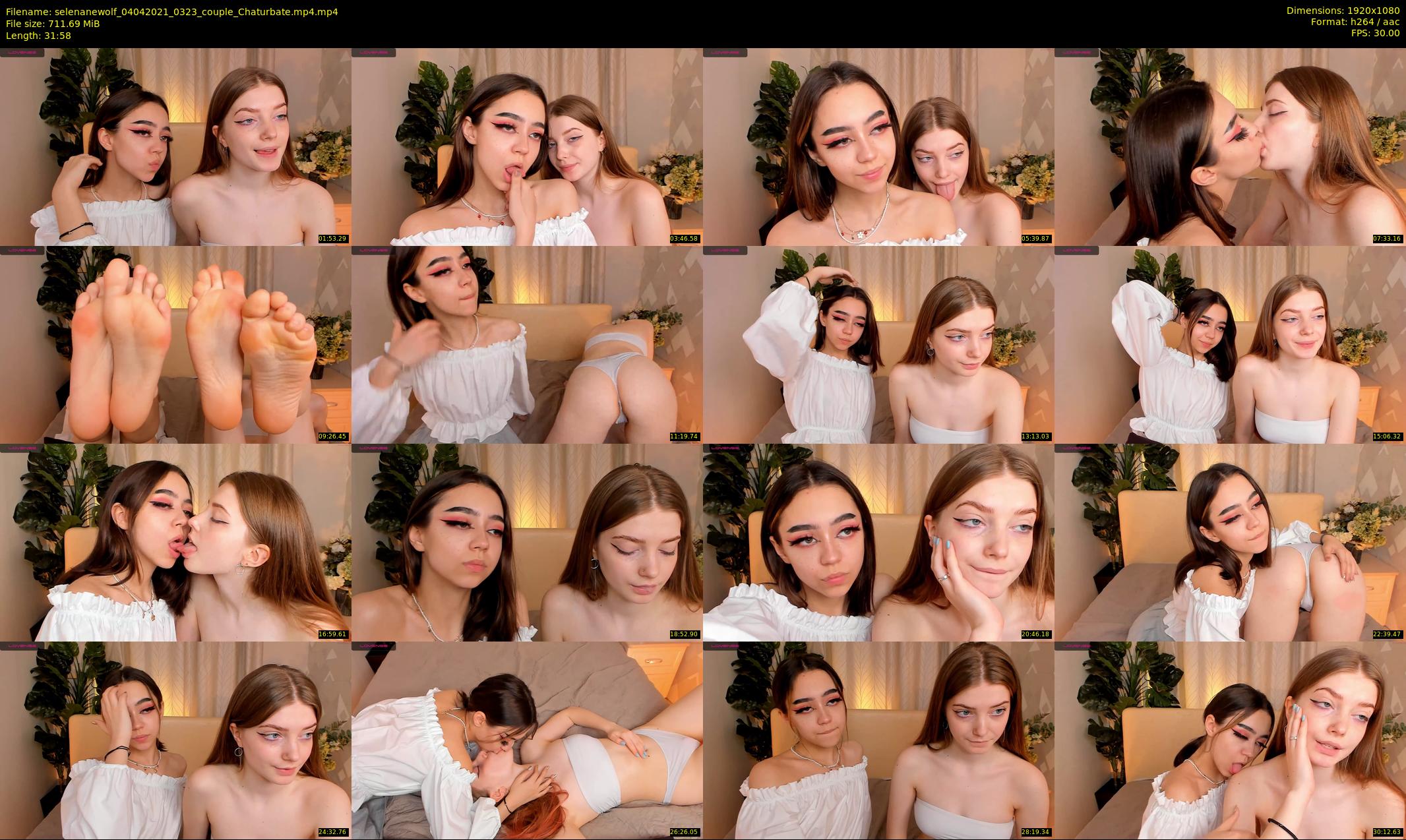 selenanewolf — 32 minute Chaturbate couple cam show recording, 1080p, Apr 4, 2021