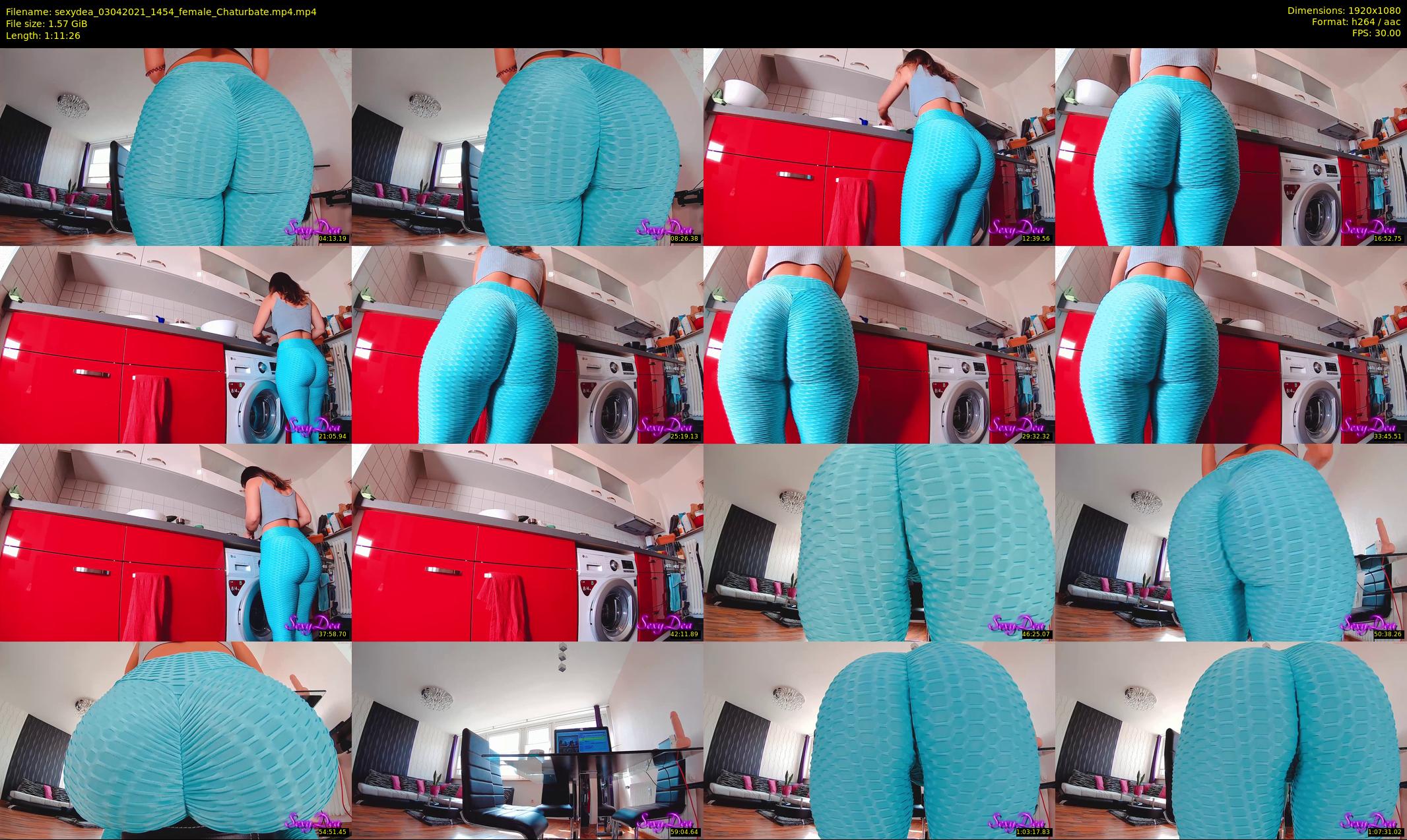 sexydea — 72 minute Chaturbate female cam show recording, 1080p, Apr 3, 2021