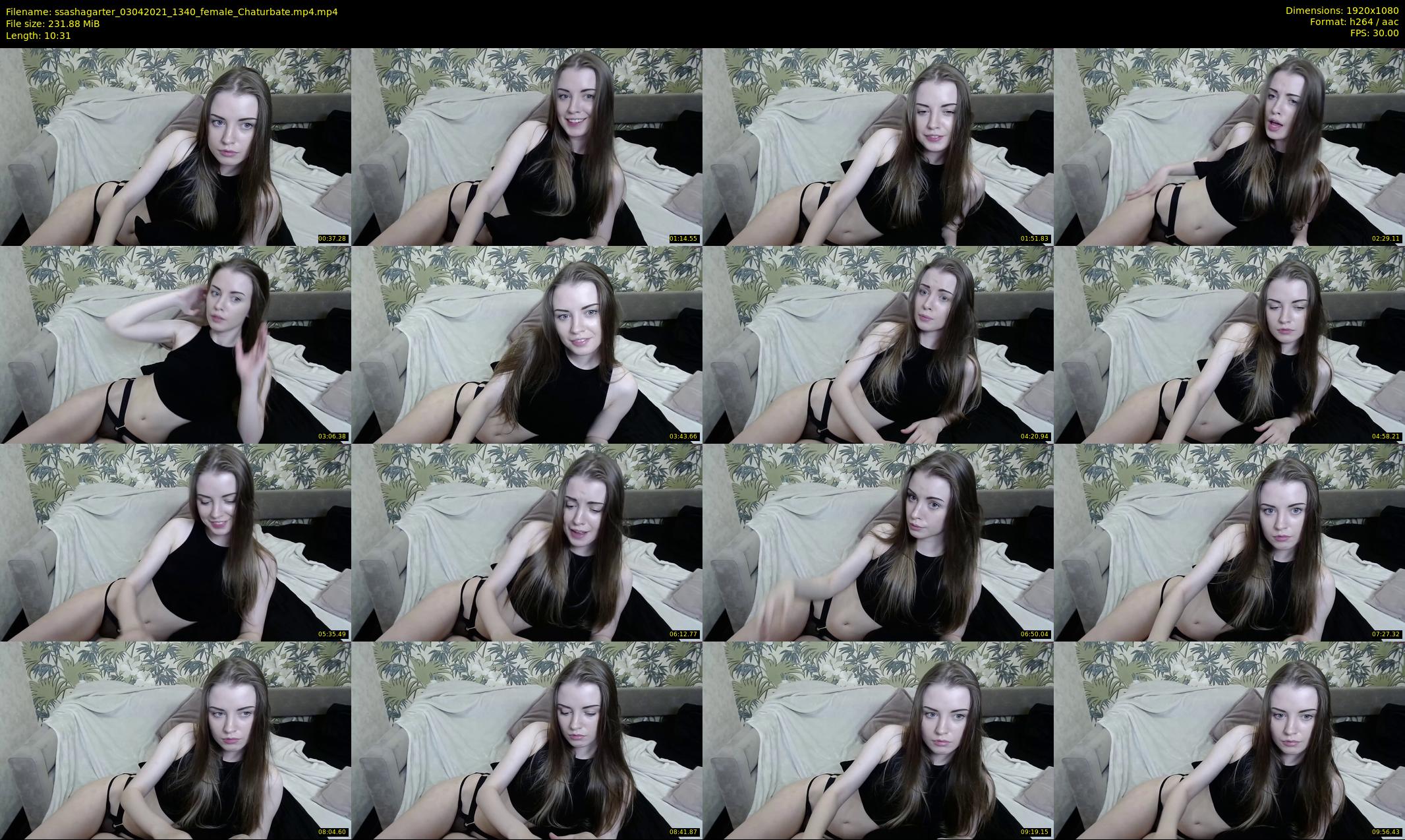 ssashagarter — 11 minute Chaturbate female cam show recording, 1080p, Apr 3, 2021