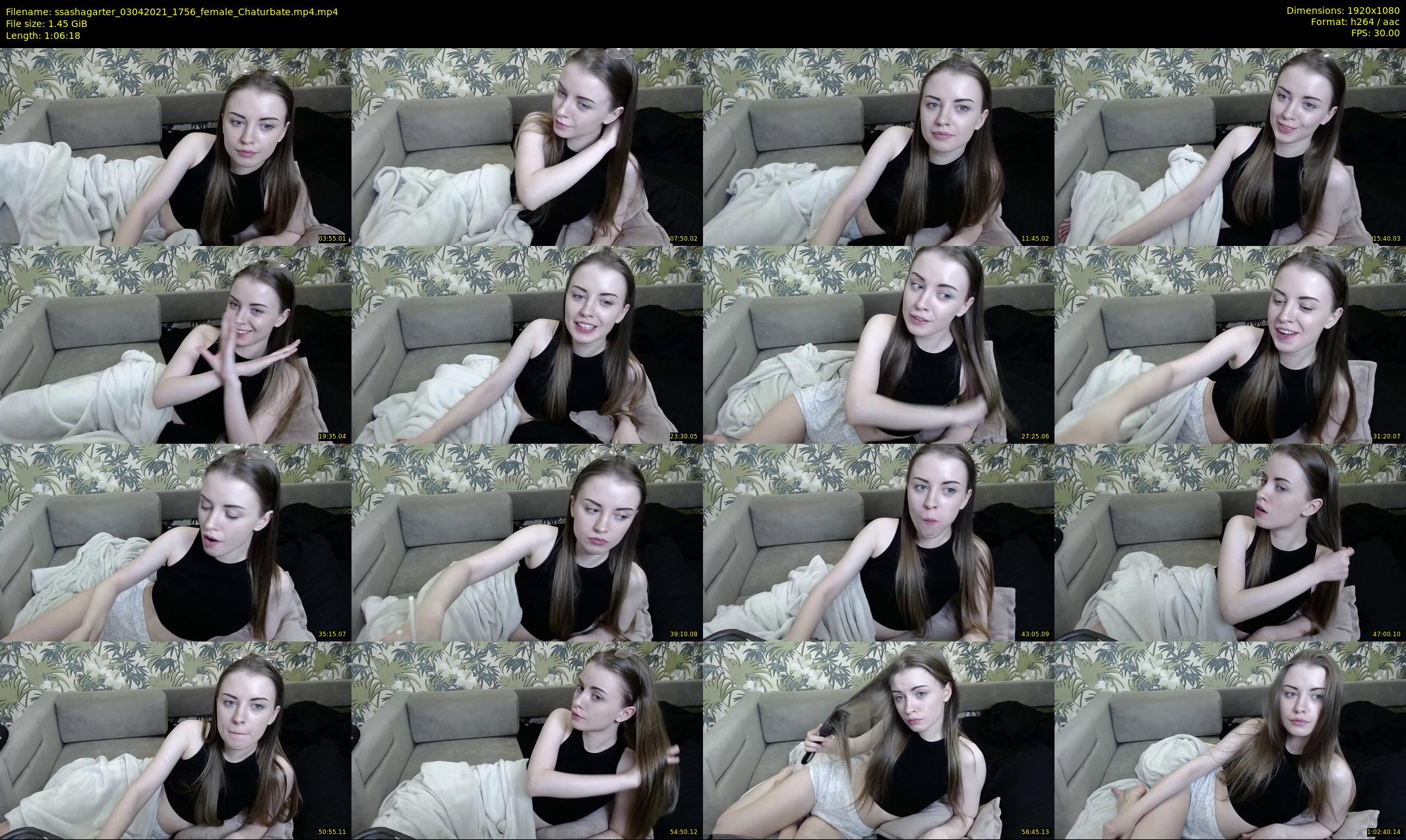 ssashagarter — 67 minute Chaturbate female cam show recording, 1080p, Apr 3, 2021