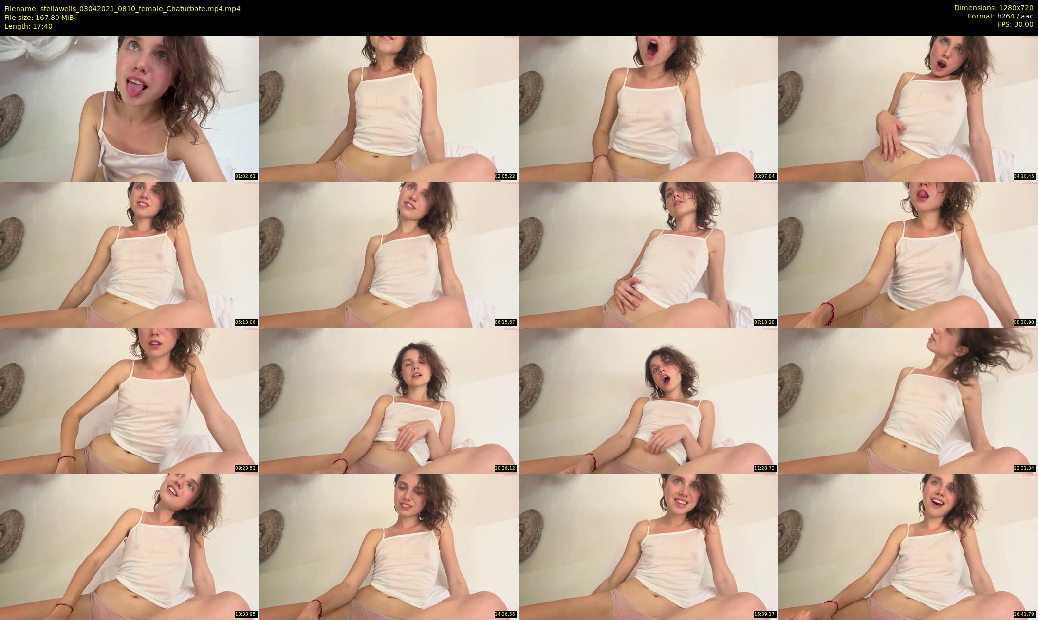 stellawells — 18 minute Chaturbate female cam show recording, 720p, Apr 3, 2021