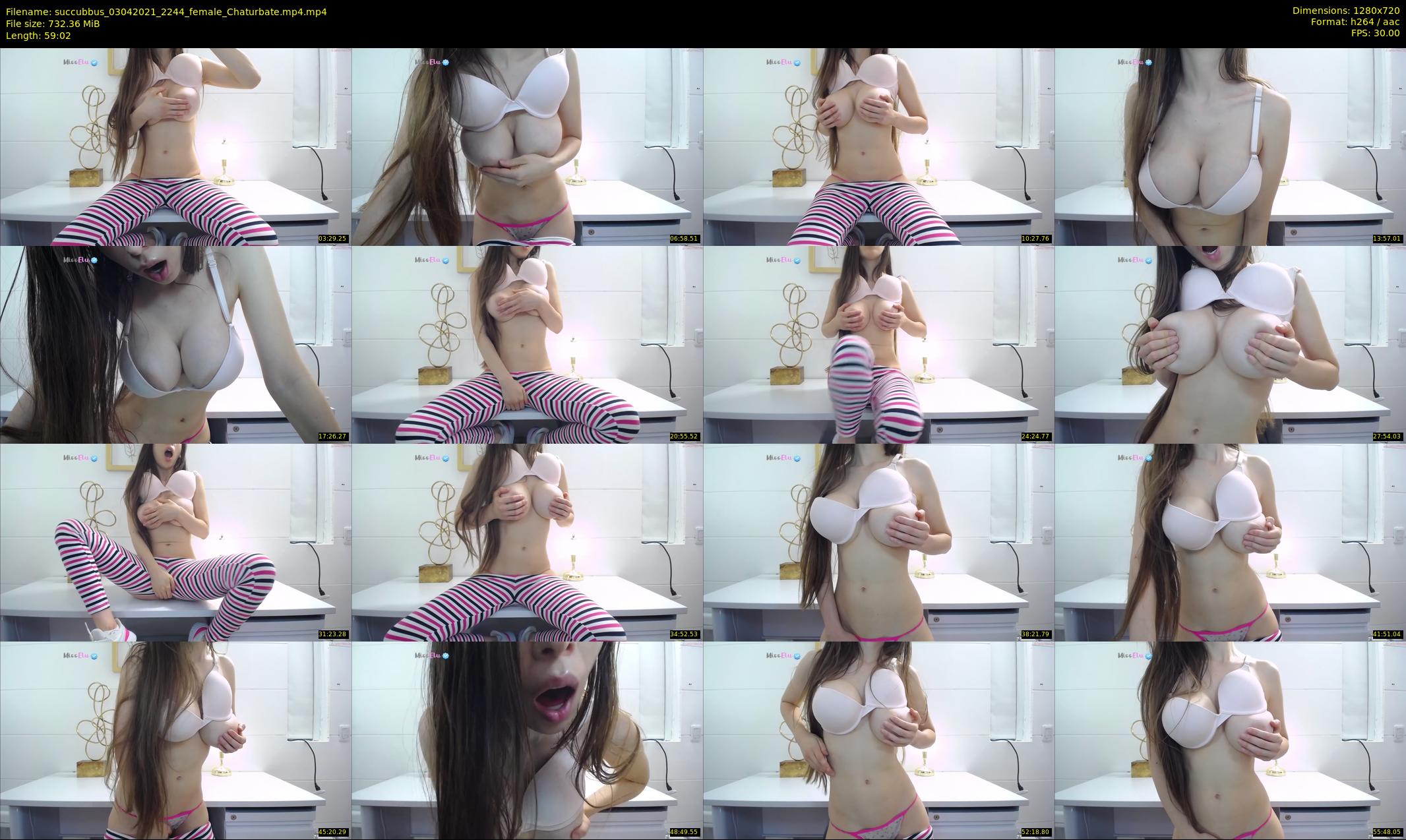 succubbus — 60 minute Chaturbate female cam show recording, 720p, Apr 3, 2021