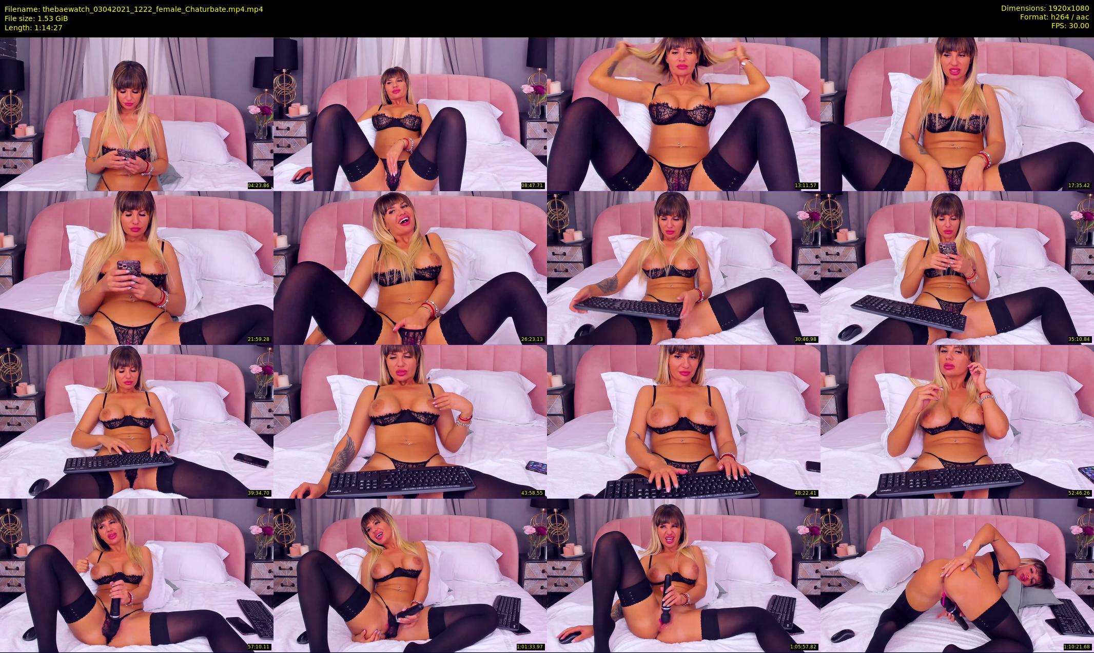 thebaewatch — 75 minute Chaturbate female cam show recording, 1080p, Apr 3, 2021