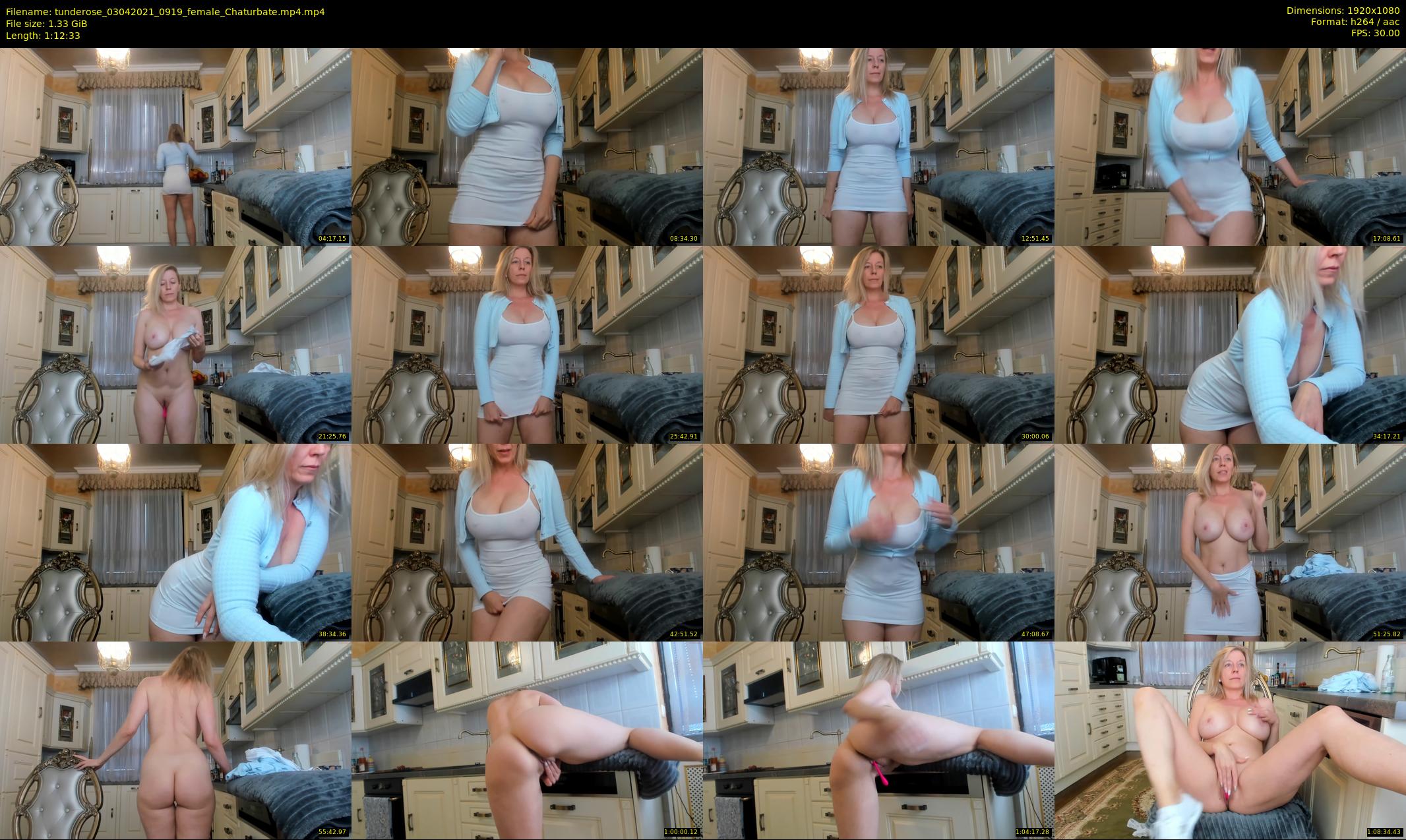 tunderose — 73 minute Chaturbate female cam show recording, 1080p, Apr 3, 2021