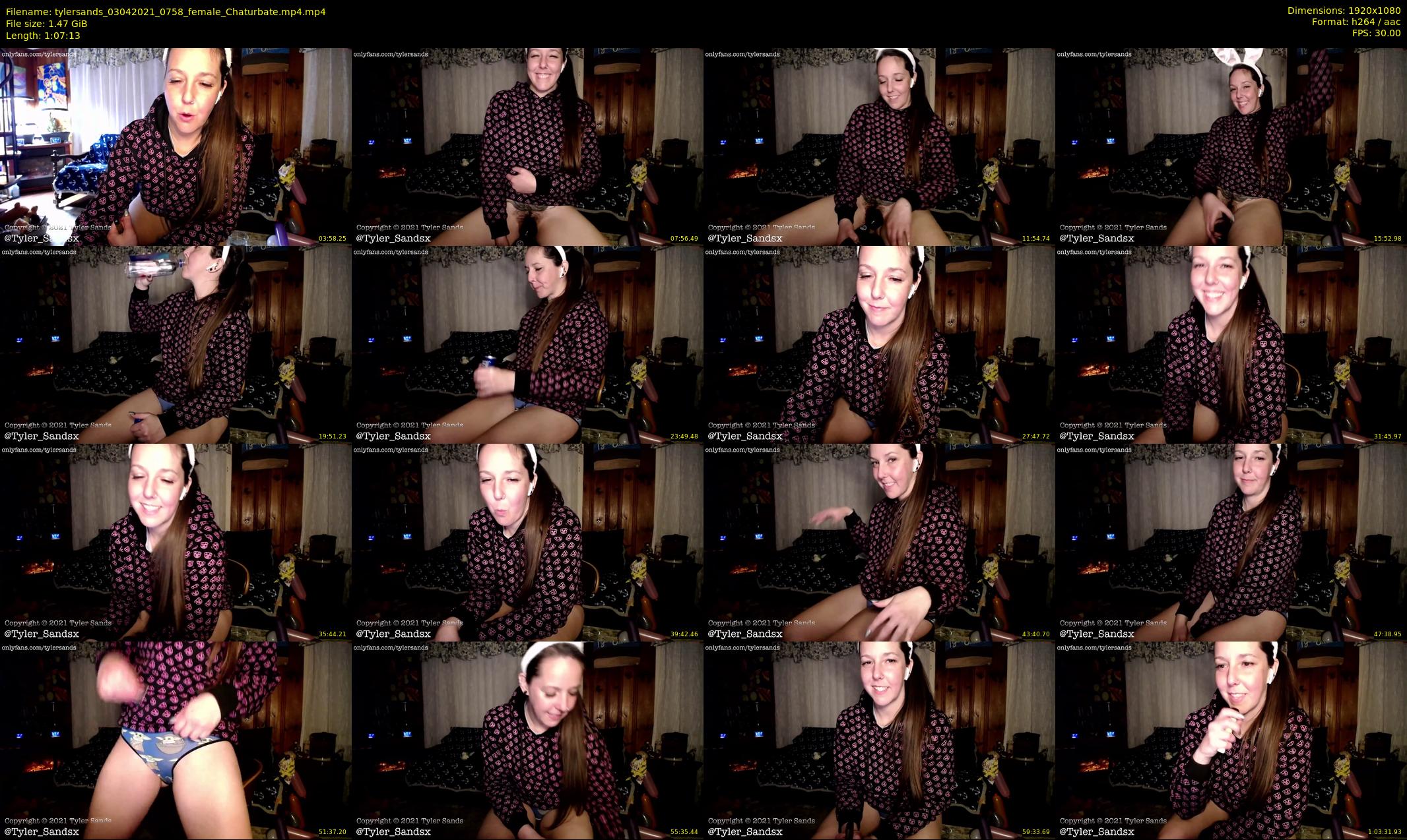 tylersands — 68 minute Chaturbate female cam show recording, 1080p, Apr 3, 2021